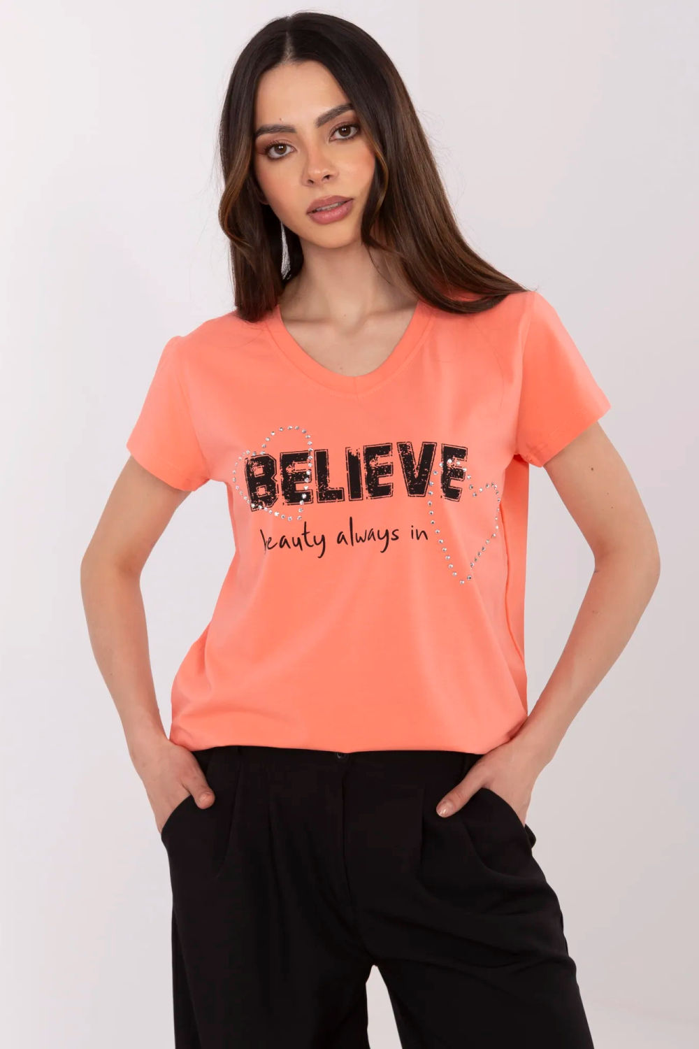 Adult Product 18+ - T-shirt model 213093 Factory Price - Factory Price - Women`s Tops, T-shirts, Singlets - KS Store