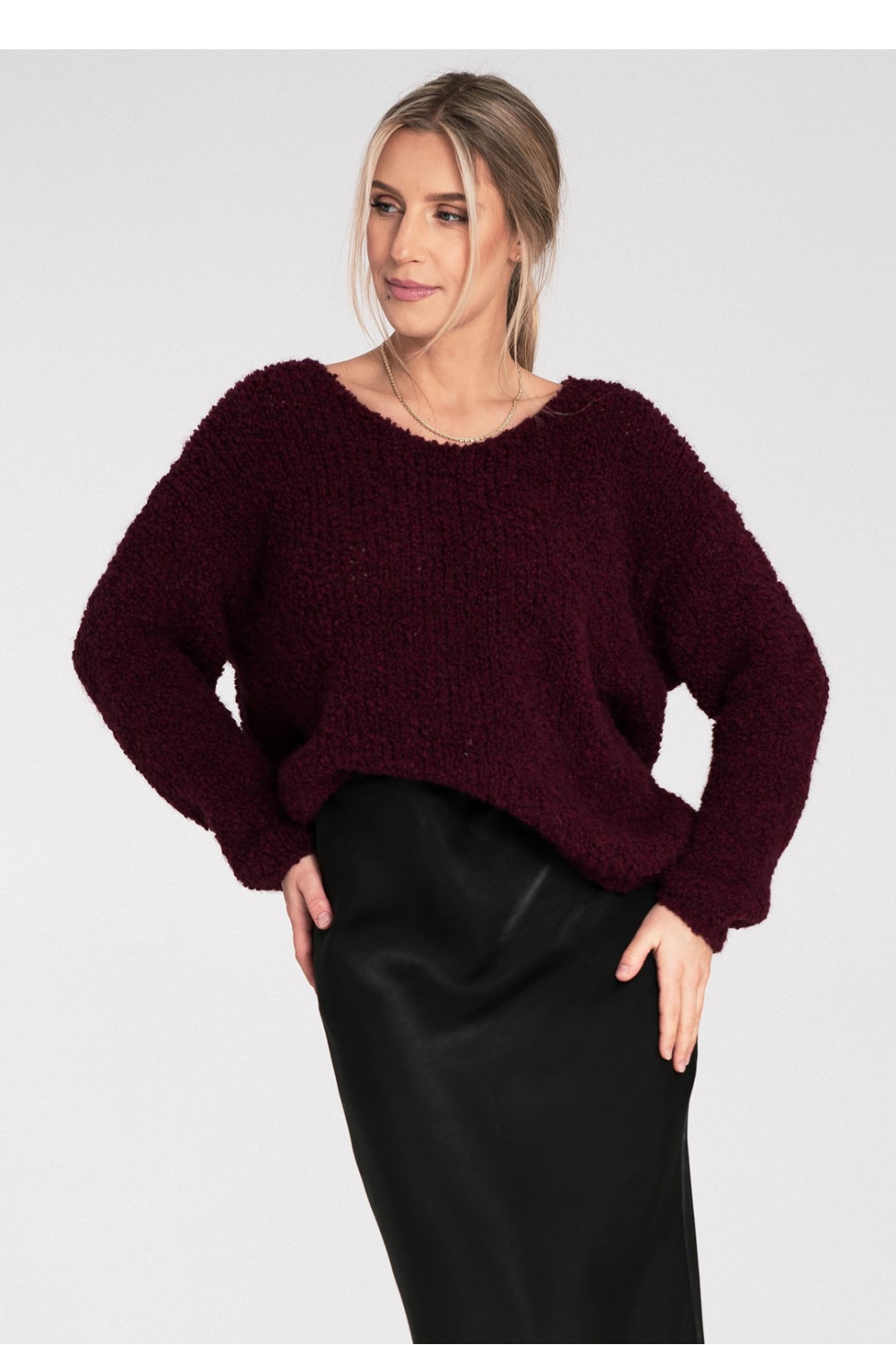 Adult Product 18+ - Jumper model 217073 Figl - Figl - Sweaters, Pullovers, Jumpers, Turtlenecks, Boleros, Shrugs - KS Store