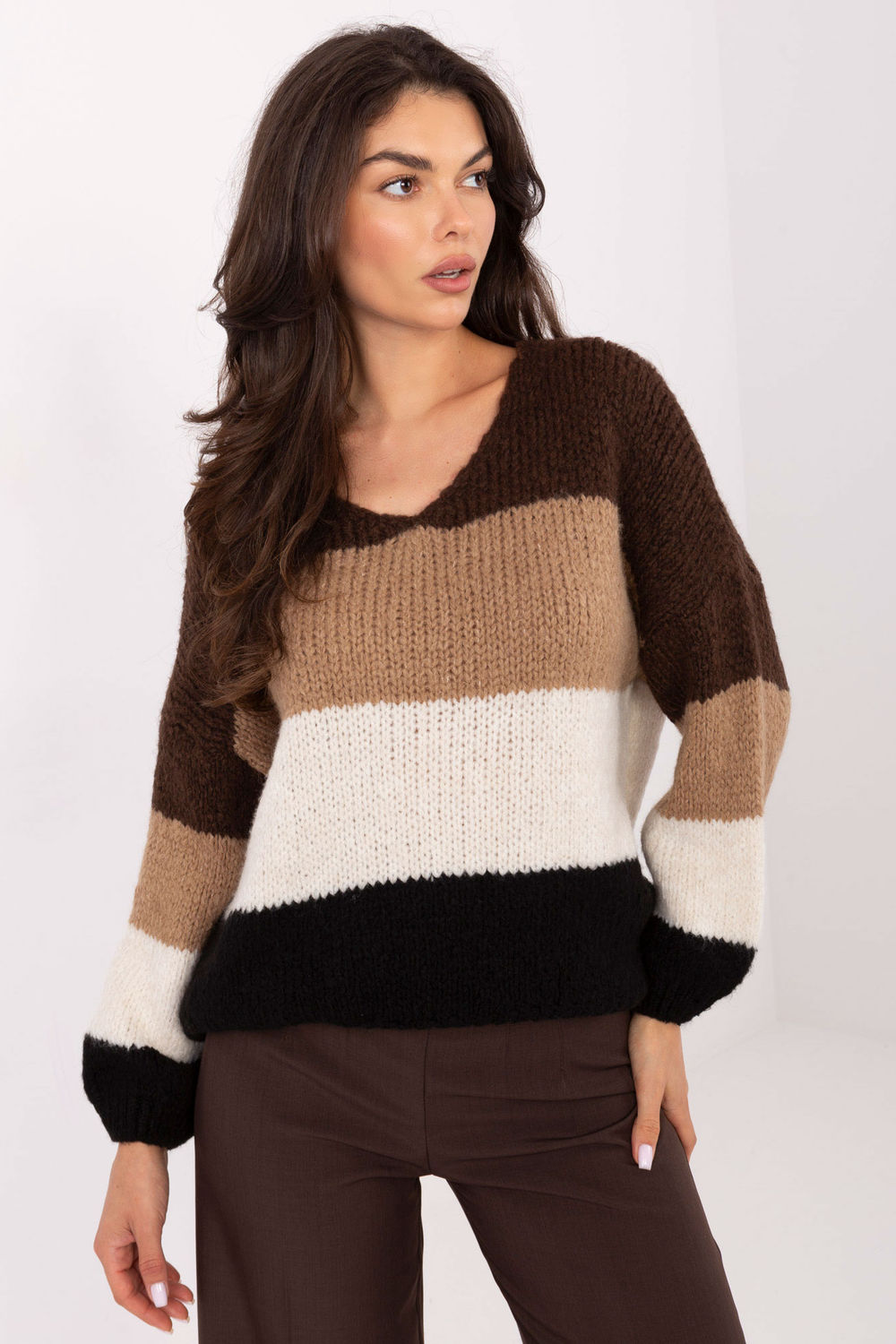 Adult Product 18+ - Jumper model 217971 Rue Paris - Rue Paris - Sweaters, Pullovers, Jumpers, Turtlenecks, Boleros, Shrugs - KS Store