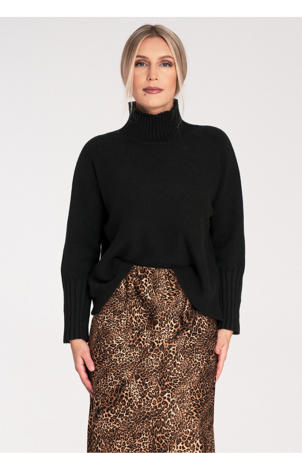 Adult Product 18+ - Turtleneck model 218178 Figl - Figl - Sweaters, Pullovers, Jumpers, Turtlenecks, Boleros, Shrugs - KS Store