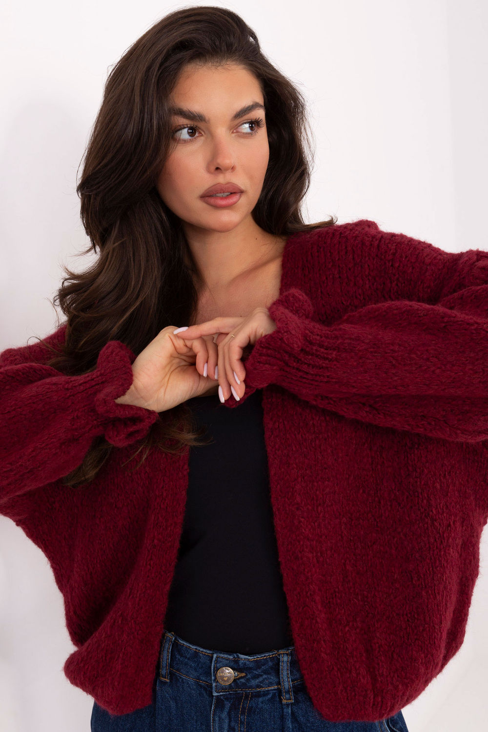 Adult Product 18+ - Cardigan model 218243 Rue Paris - Rue Paris - Cardigans for Women, Ponchos - KS Store