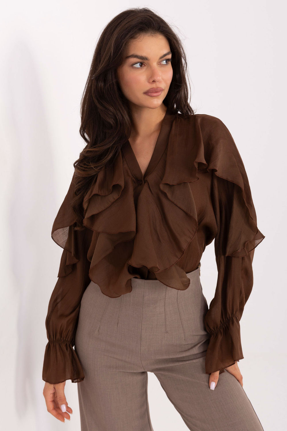 Adult Product 18+ - Long sleeve shirt model 218415 Rue Paris - Rue Paris - Shirts for Women - KS Store