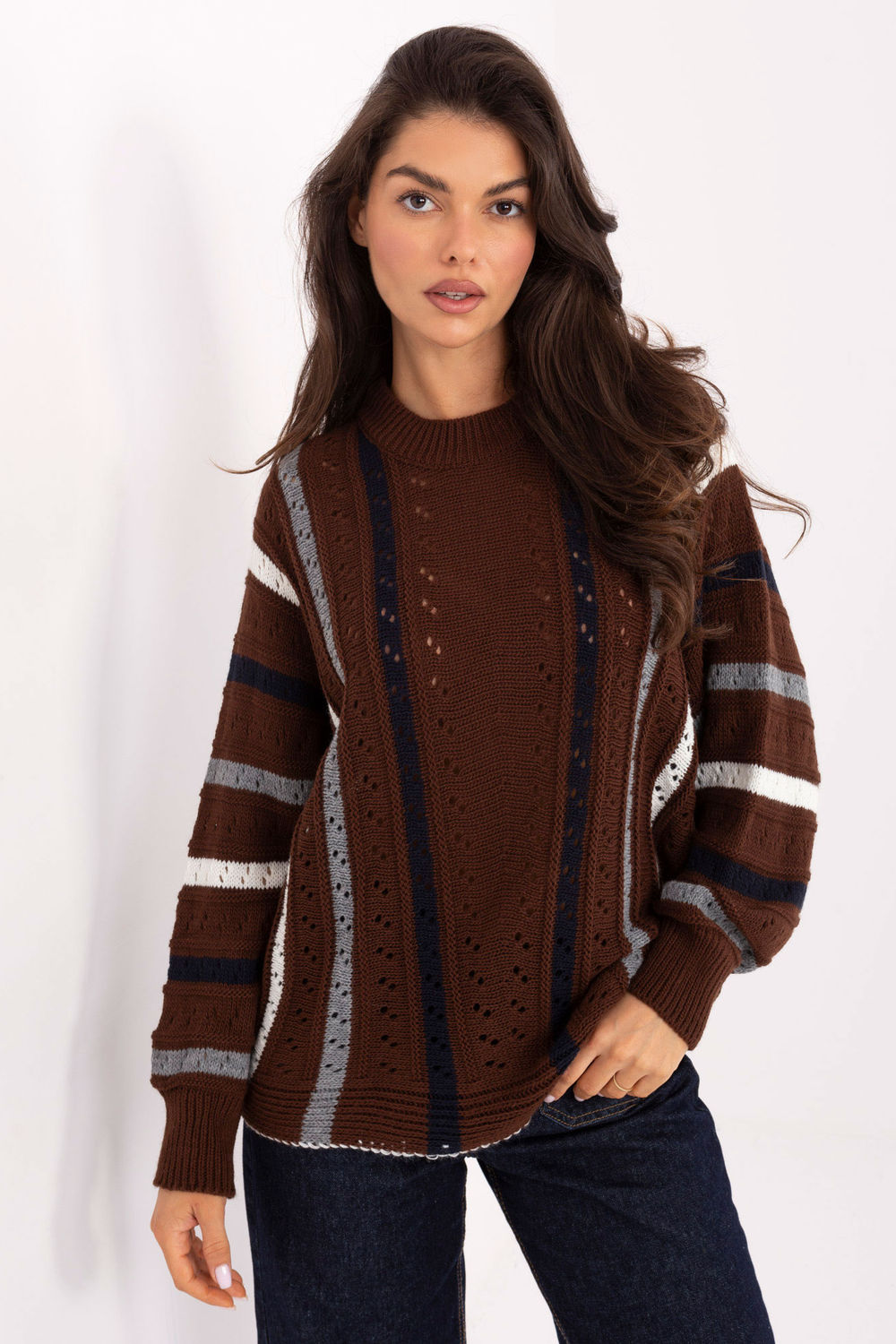 Adult Product 18+ - Jumper model 218594 Factory Price - Factory Price - Sweaters, Pullovers, Jumpers, Turtlenecks, Boleros, Shrugs - KS Store