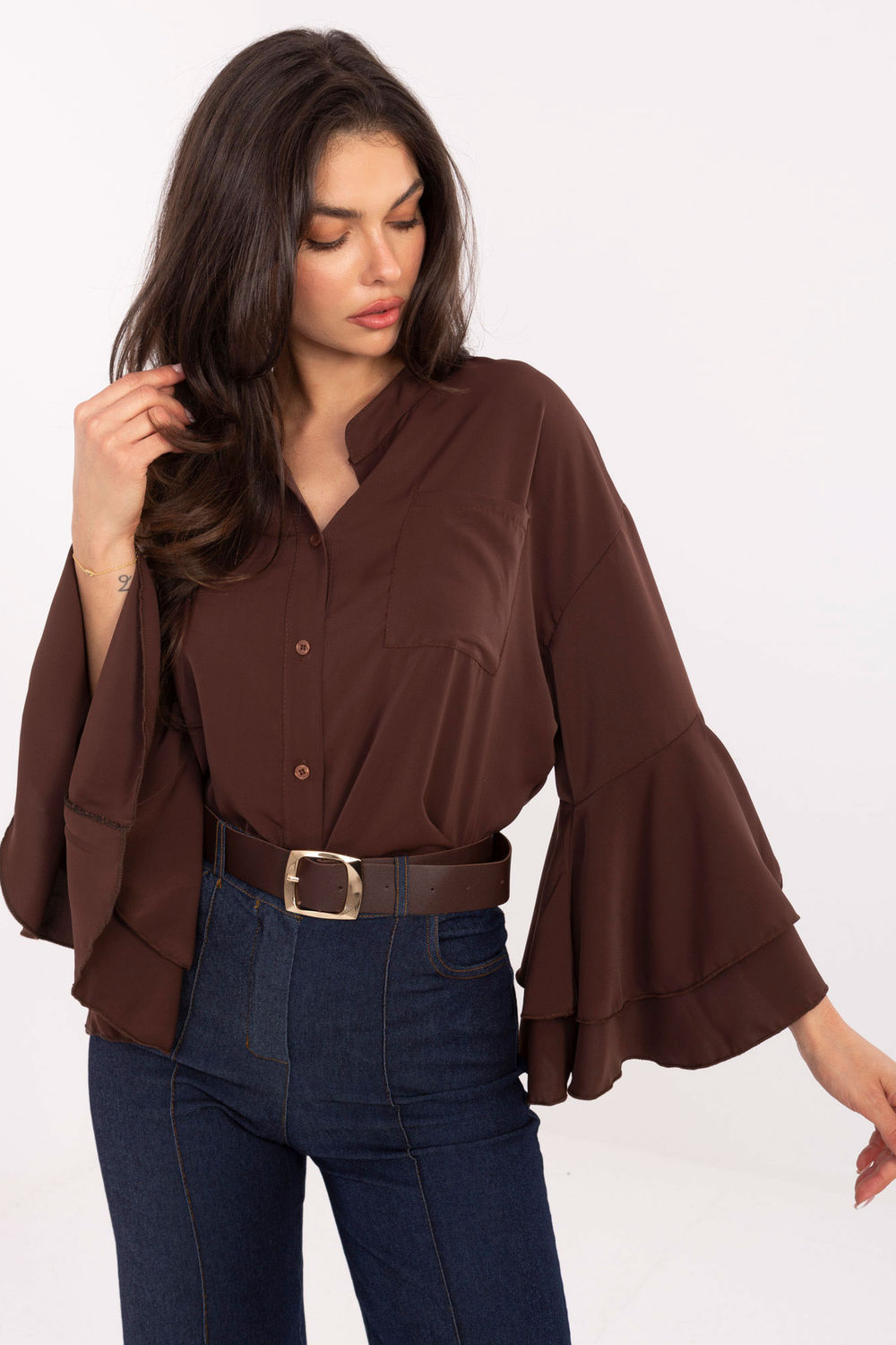 Adult Product 18+ - Long sleeve shirt model 219625 Rue Paris - Rue Paris - Shirts for Women - KS Store