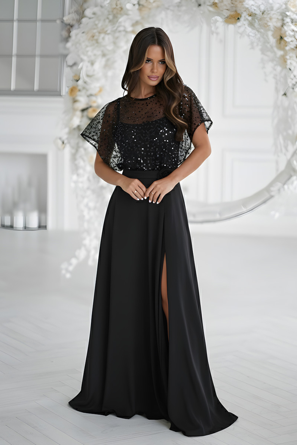 Adult Product 18+ - Long dress model 219685 Bicotone - Bicotone - Evening Dresses - KS Store