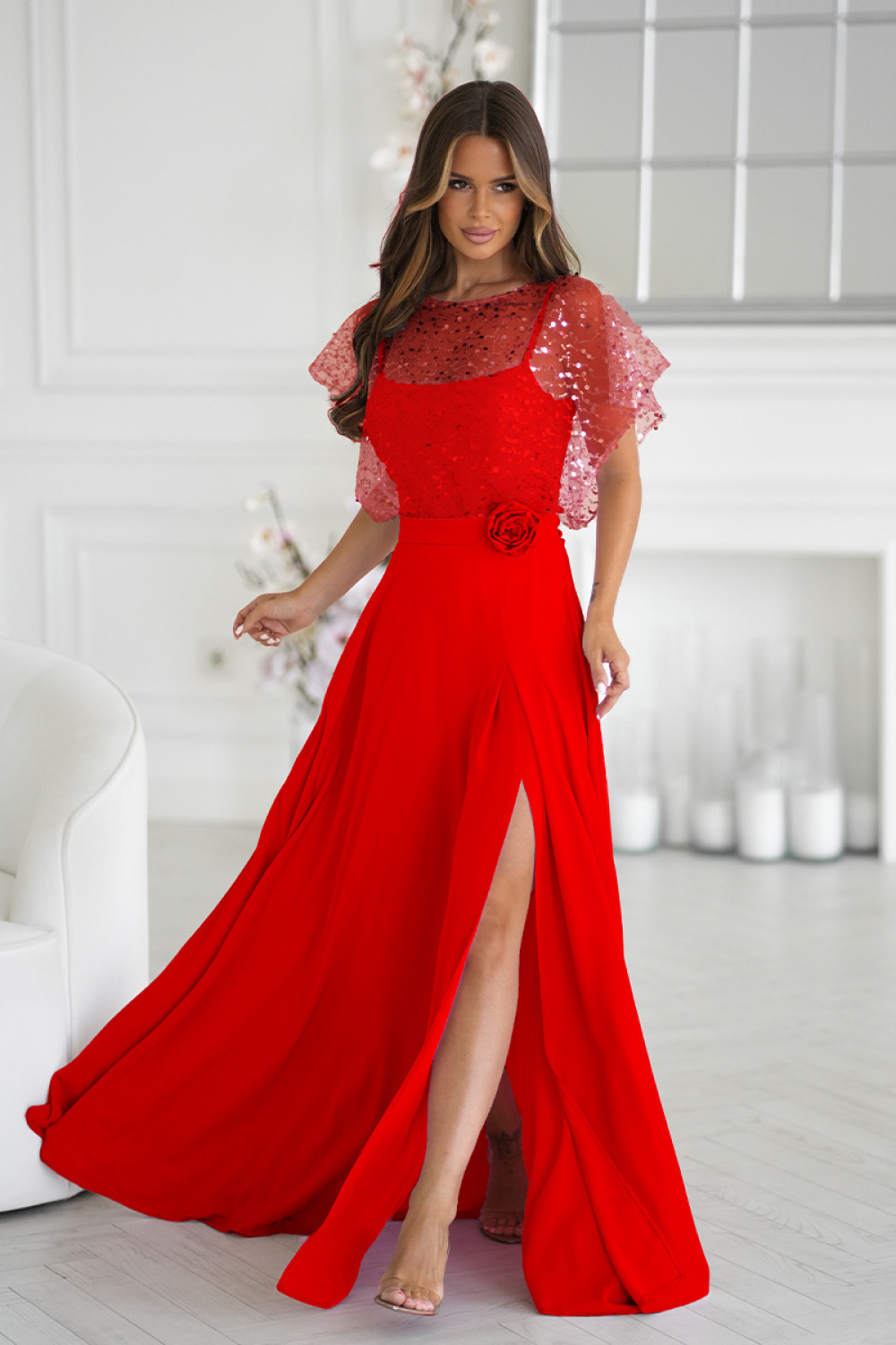 Adult Product 18+ - Long dress model 219688 Bicotone - Bicotone - Evening Dresses - KS Store