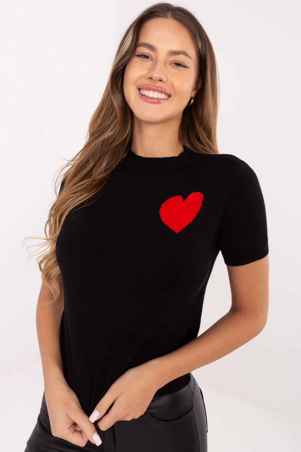 Adult Product 18+ - Short sleeve sweater model 219973 Factory Price - Factory Price - Sweaters, Pullovers, Jumpers, Turtlenecks, Boleros, Shrugs - KS Store