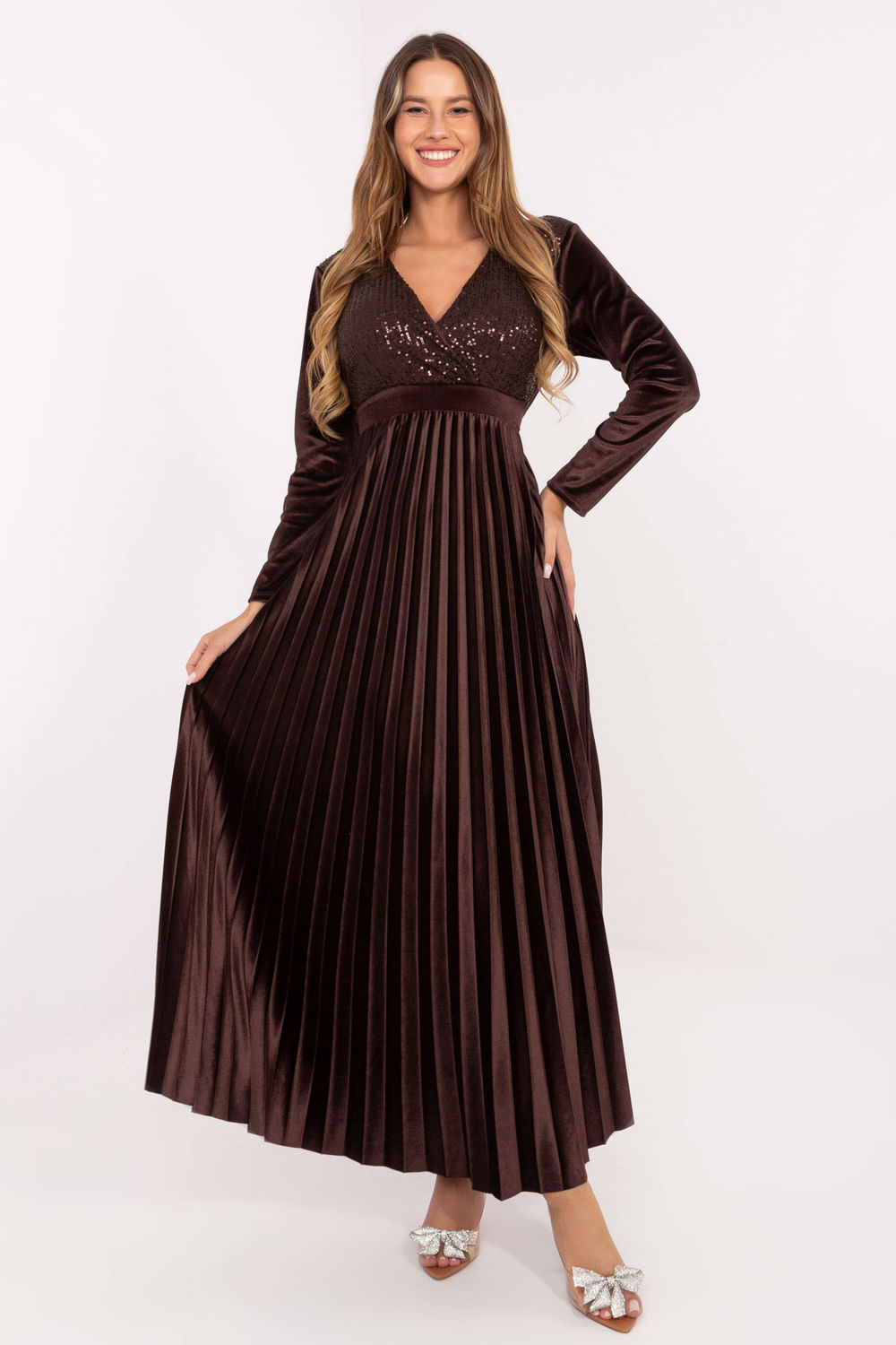 Adult Product 18+ - Long dress model 220046 Italy Moda - Italy Moda - Evening Dresses - KS Store
