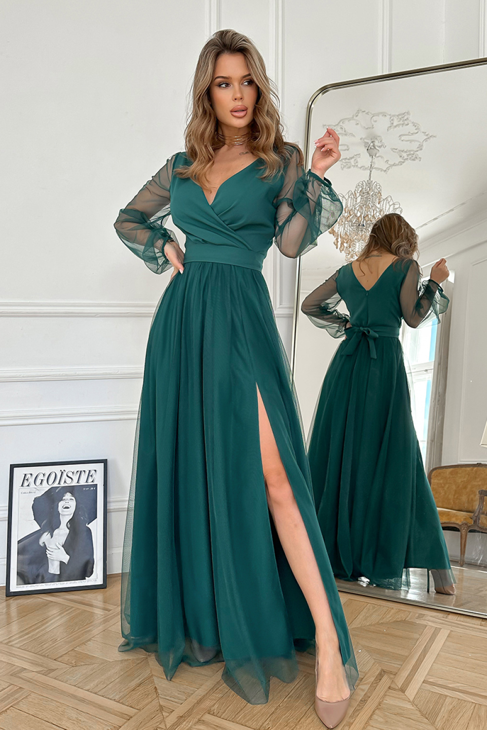 Adult Product 18+ - Long dress model 220099 Bicotone - Bicotone - Evening Dresses - KS Store
