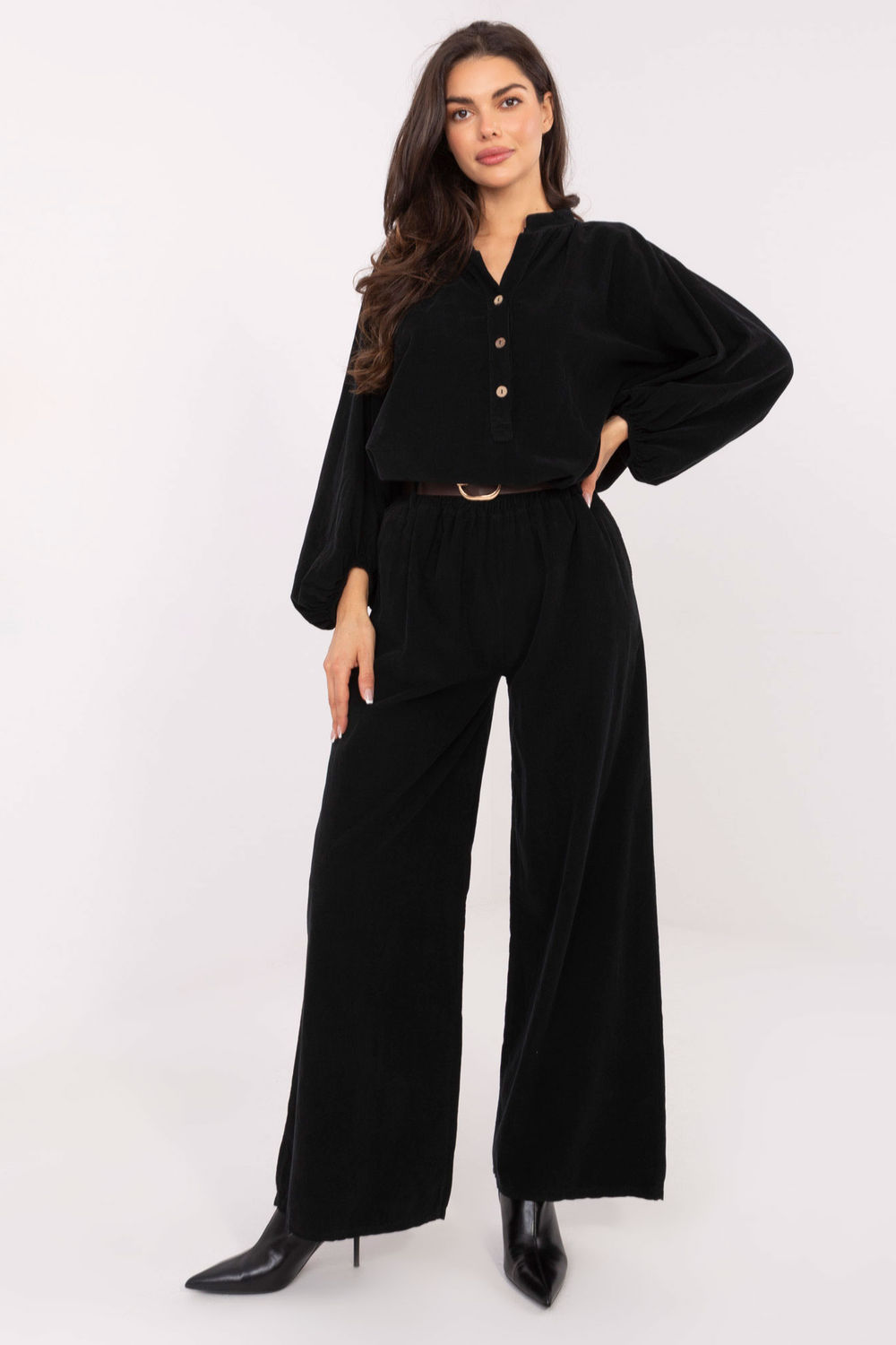 Adult Product 18+ - corduroy trousers model 220280 Italy Moda - Italy Moda - Pants, Trousers, Shorts - KS Store