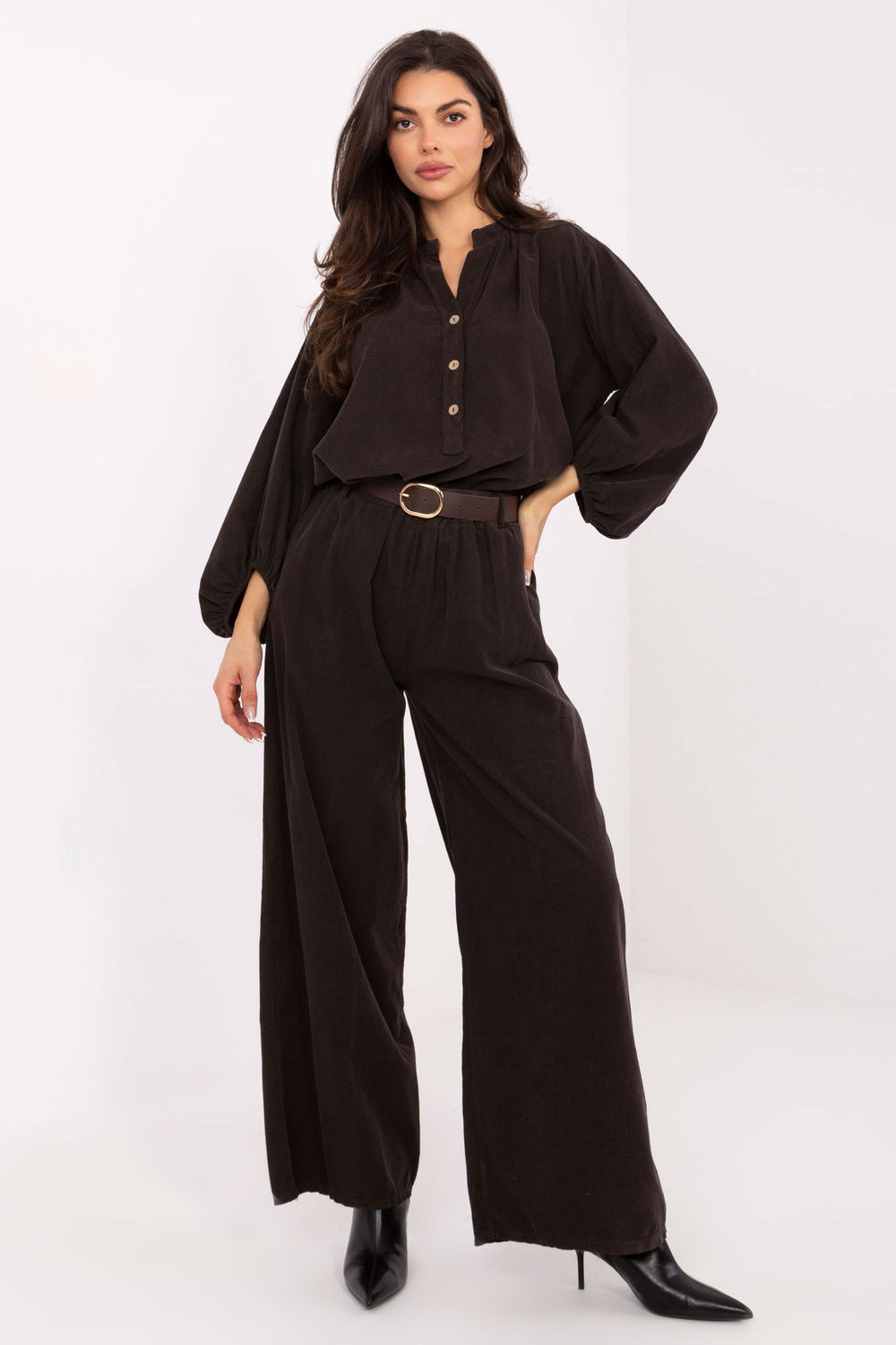 Adult Product 18+ - corduroy trousers model 220282 Italy Moda - Italy Moda - Pants, Trousers, Shorts - KS Store