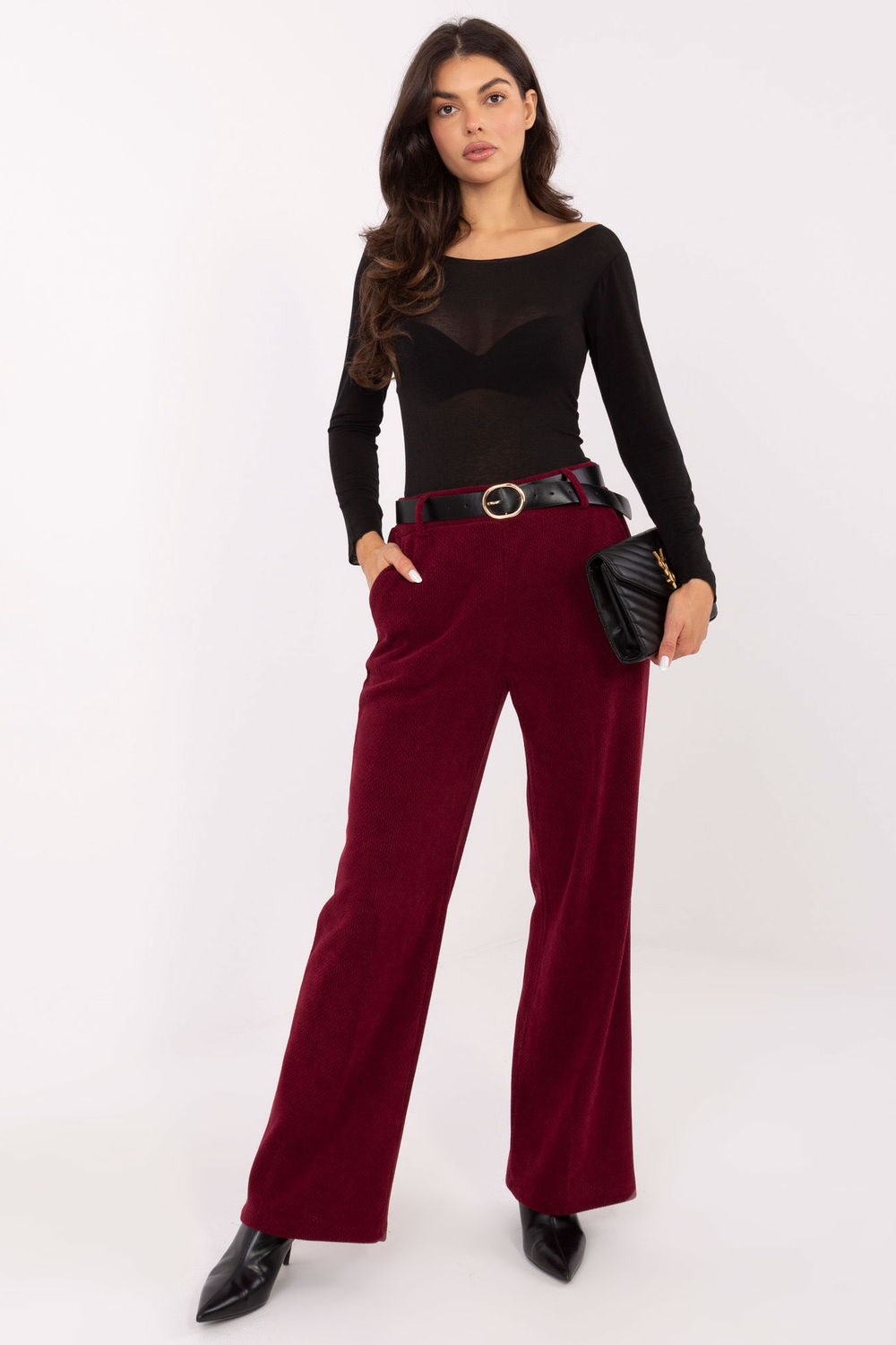 Adult Product 18+ - corduroy trousers model 220750 Italy Moda - Italy Moda - Pants, Trousers, Shorts - KS Store