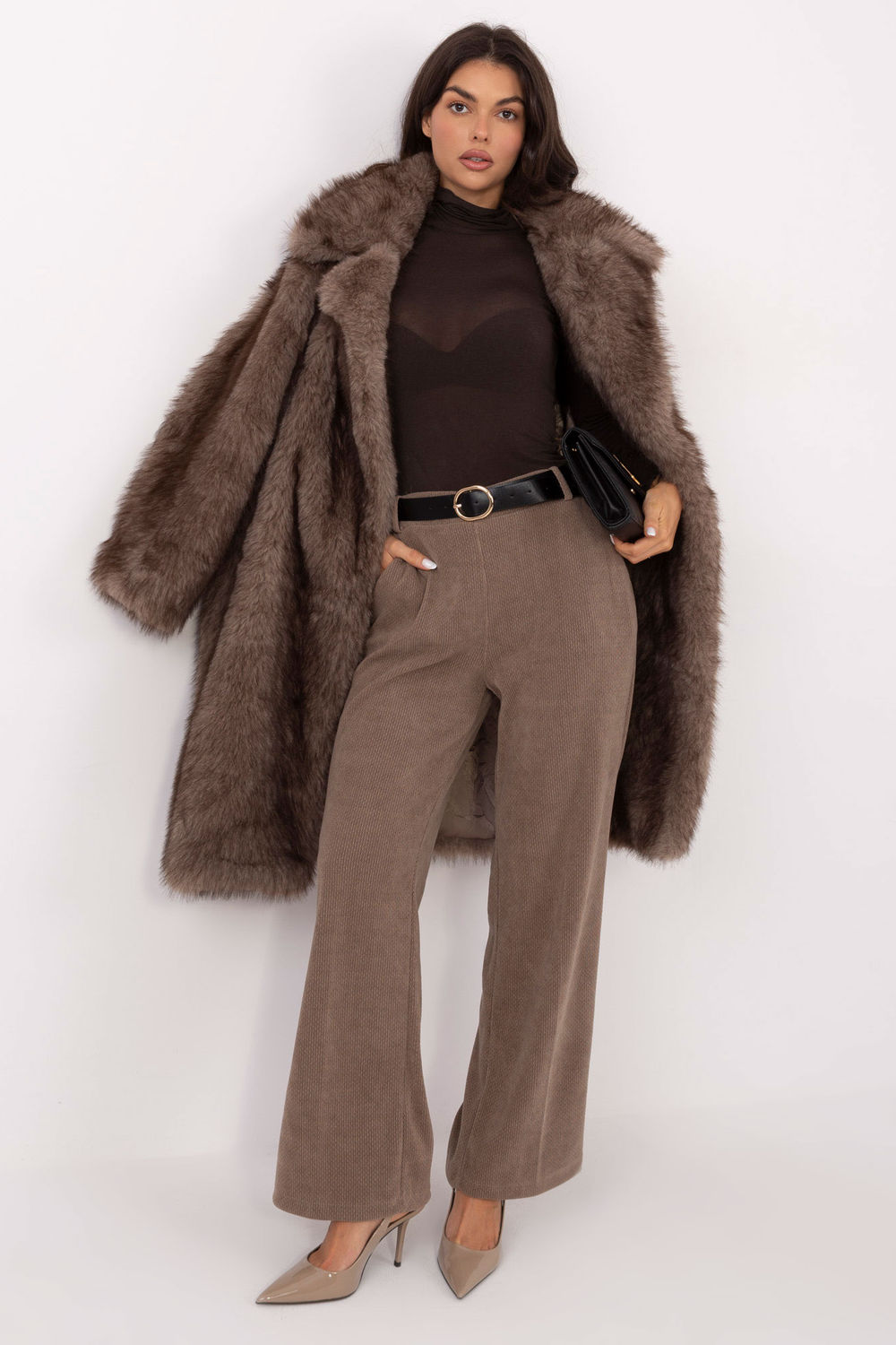 Adult Product 18+ - corduroy trousers model 220751 Italy Moda - Italy Moda - Pants, Trousers, Shorts - KS Store