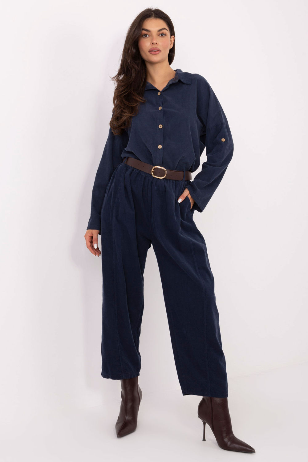 Adult Product 18+ - corduroy trousers model 220818 Italy Moda - Italy Moda - Pants, Trousers, Shorts - KS Store