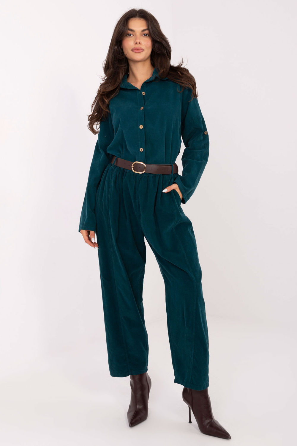 Adult Product 18+ - corduroy trousers model 220819 Italy Moda - Italy Moda - Pants, Trousers, Shorts - KS Store