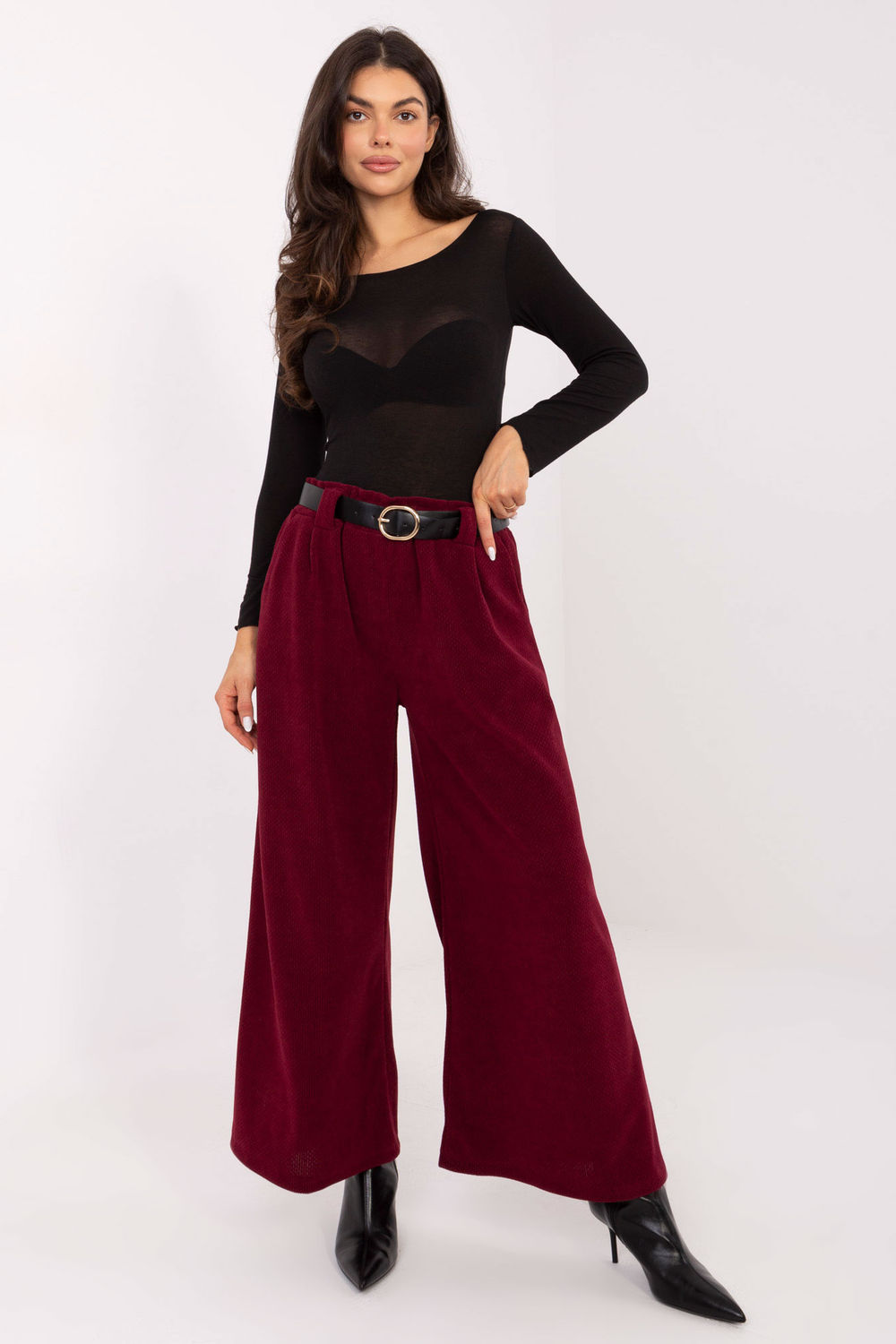 Adult Product 18+ - corduroy trousers model 220876 Rue Paris - Rue Paris - Pants, Trousers, Shorts - KS Store