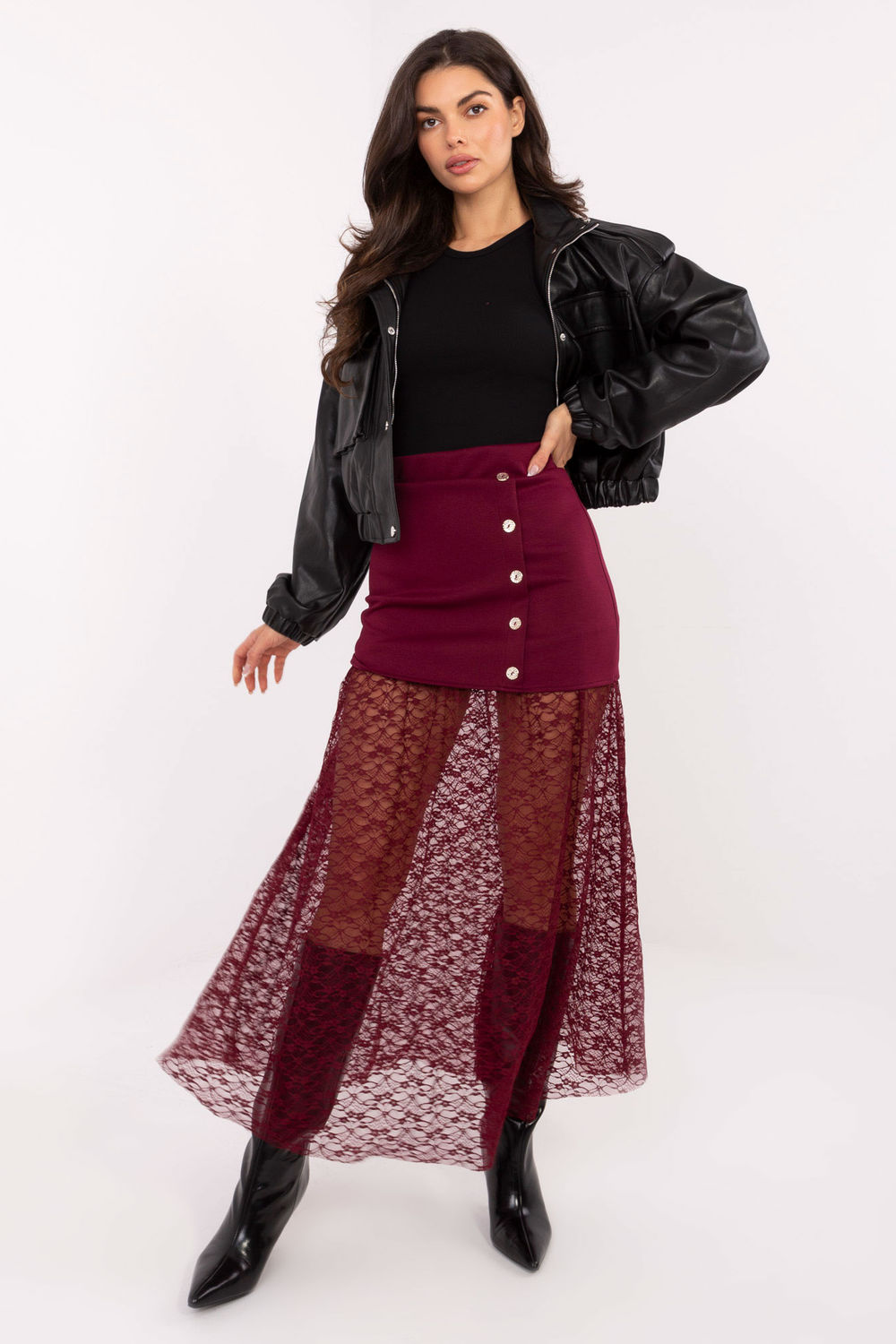 Adult Product 18+ - Lace skirt model 221593 Italy Moda - Italy Moda - Skirts - KS Store