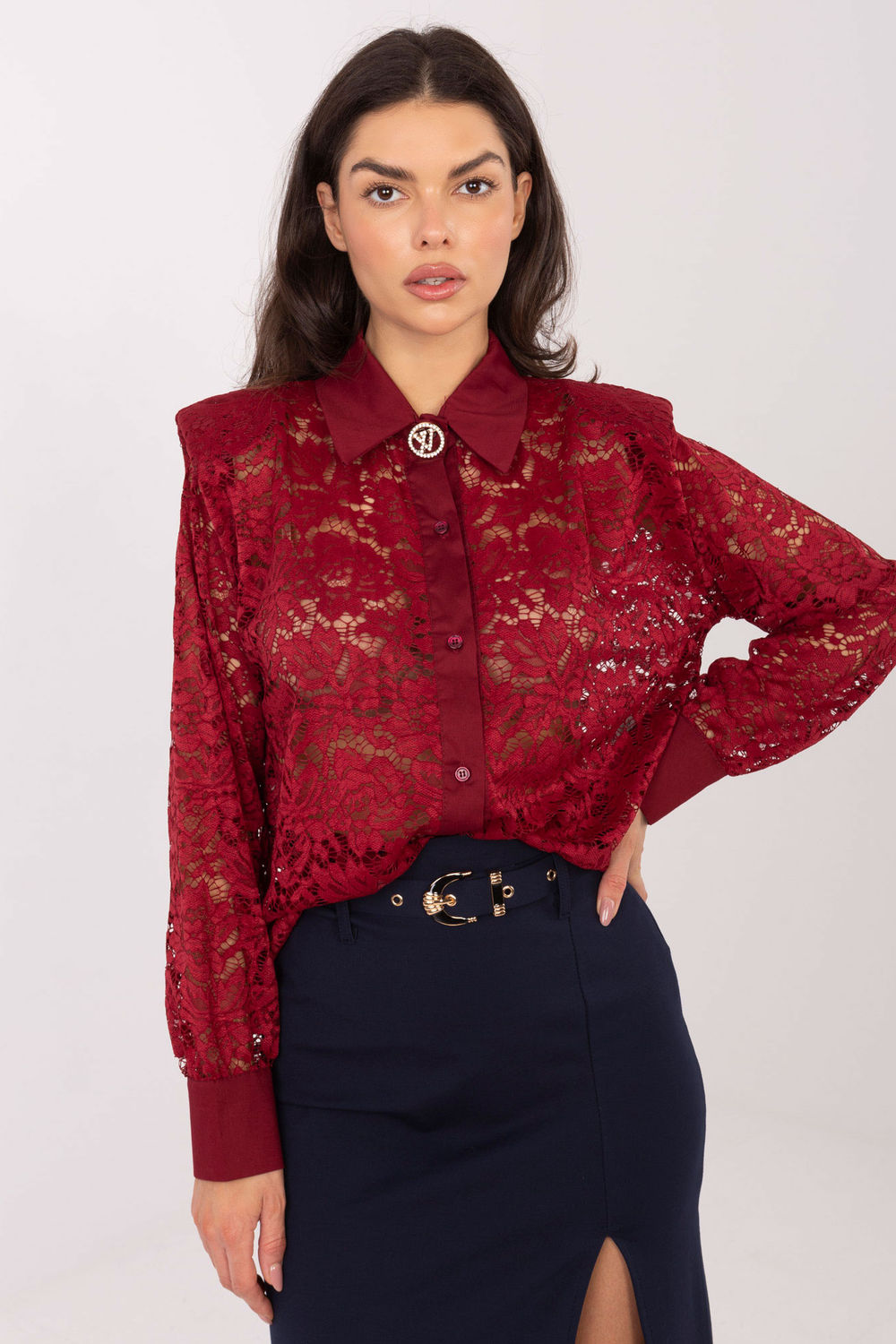 Adult Product 18+ - Long sleeve shirt model 222319 Italy Moda - Italy Moda - Shirts for Women - KS Store