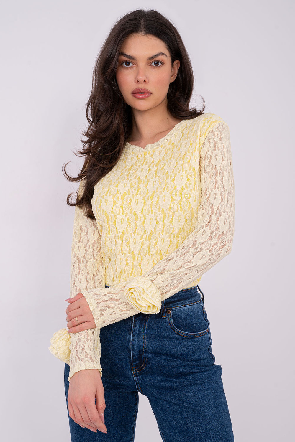 Adult Product 18+ - Lace blouse model 222453 Italy Moda - Italy Moda - Women`s Blouses, Tunics - KS Store
