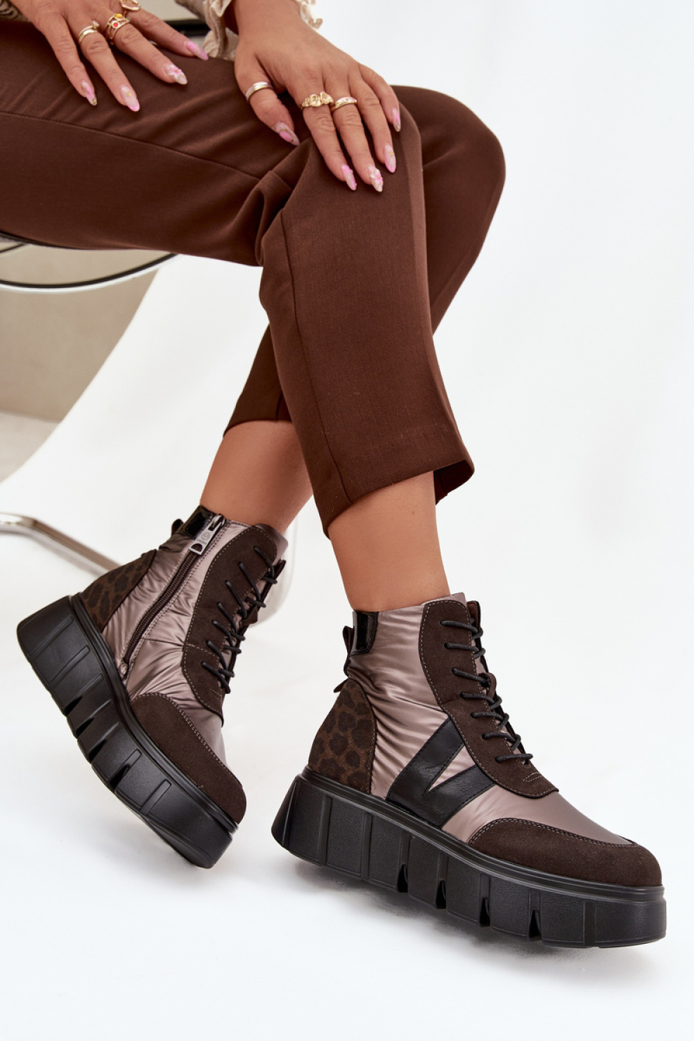 Adult Product 18+ - Platform boots model 222521 Step in style - Step in style - Women`s Ankle Boots & Booties - KS Store