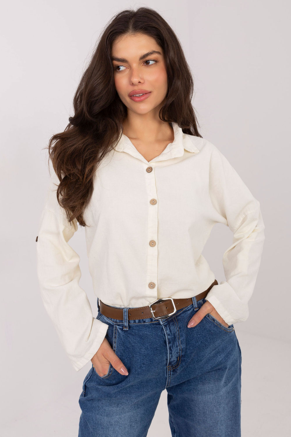 Adult Product 18+ - Long sleeve shirt model 222883 Italy Moda - Italy Moda - Shirts for Women - KS Store