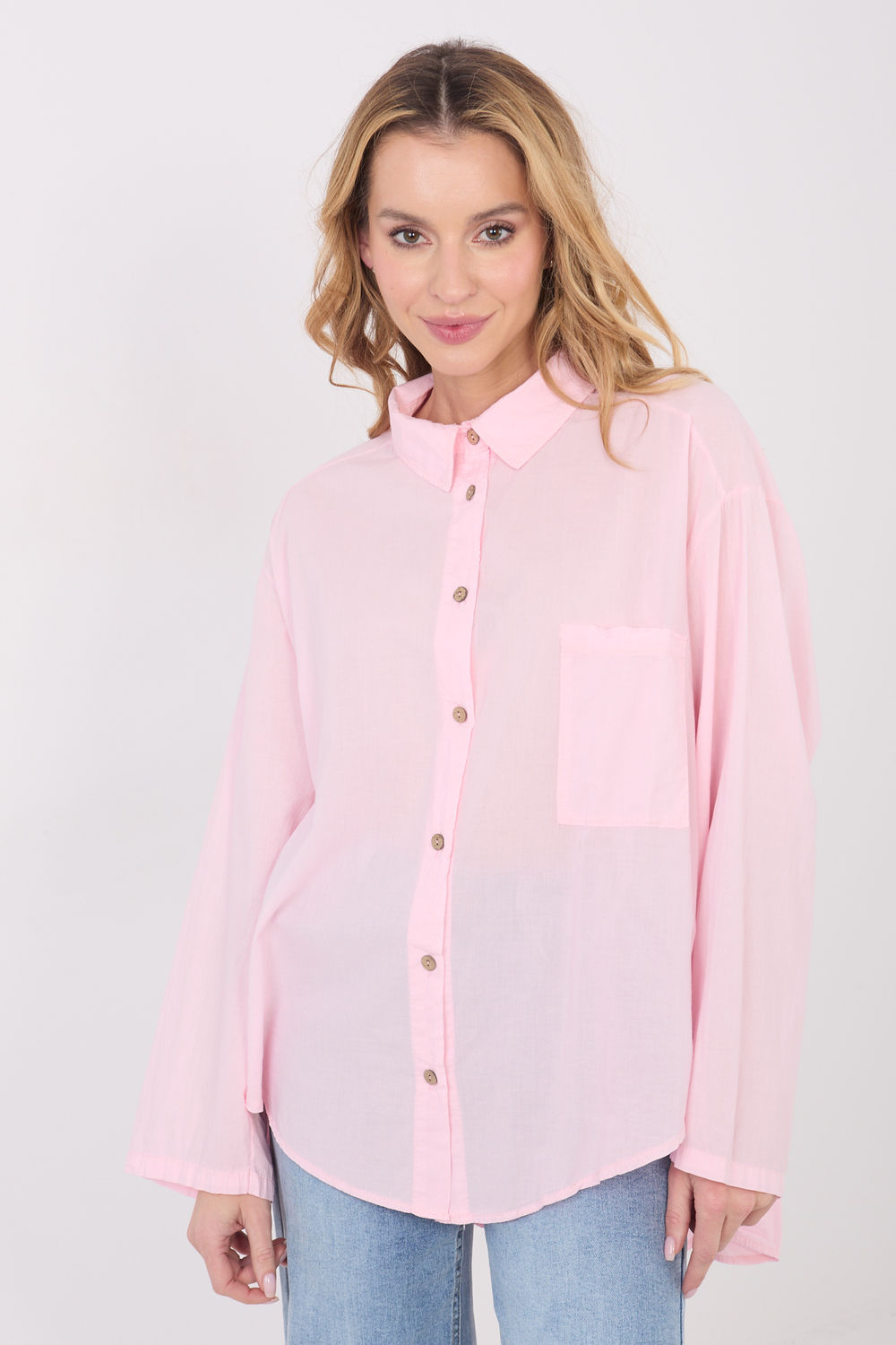 Adult Product 18+ - Long sleeve shirt model 223317 Factory Price - Factory Price - Shirts for Women - KS Store