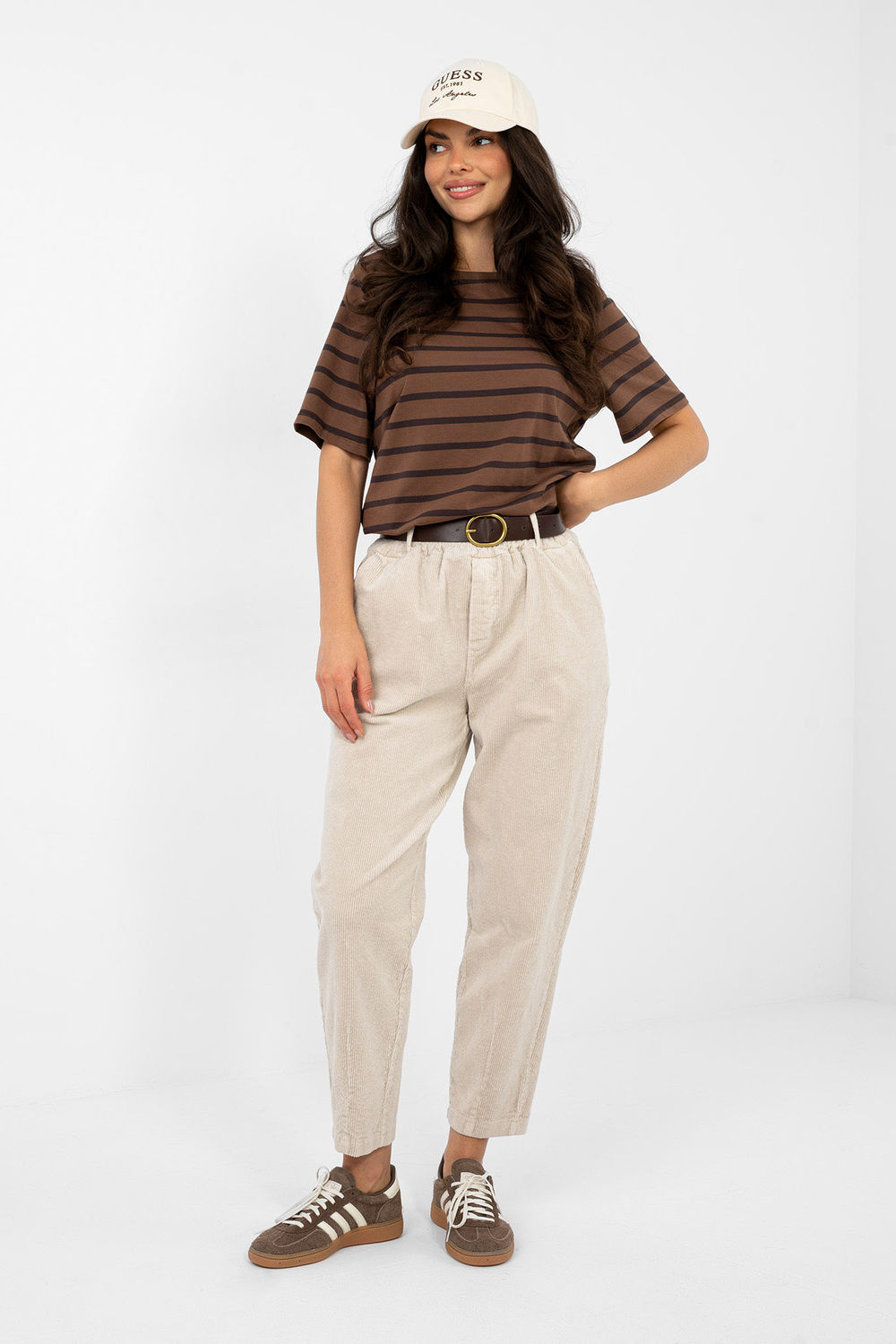 Adult Product 18+ - corduroy trousers model 224053 Italy Moda - Italy Moda - Pants, Trousers, Shorts - KS Store