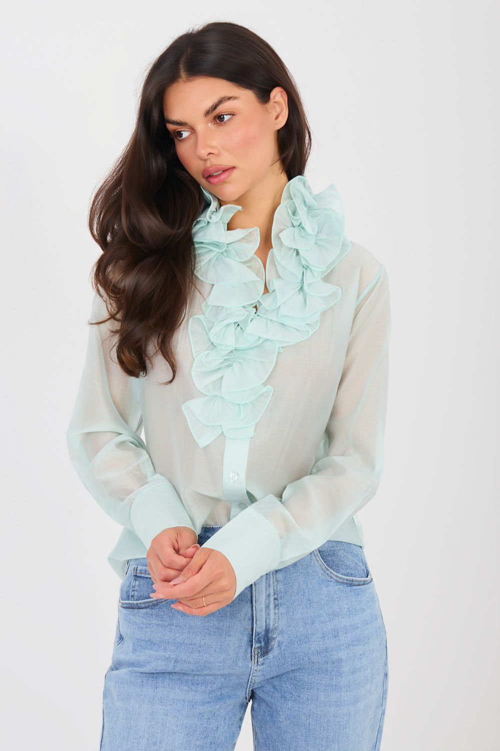 Adult Product 18+ - Long sleeve shirt model 224136 Factory Price - Factory Price - Shirts for Women - KS Store