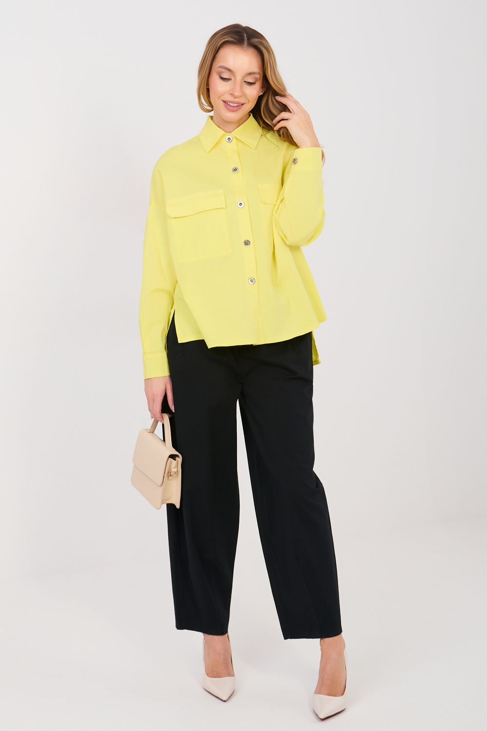 Adult Product 18+ - Long sleeve shirt model 224197 Italy Moda - Italy Moda - Shirts for Women - KS Store