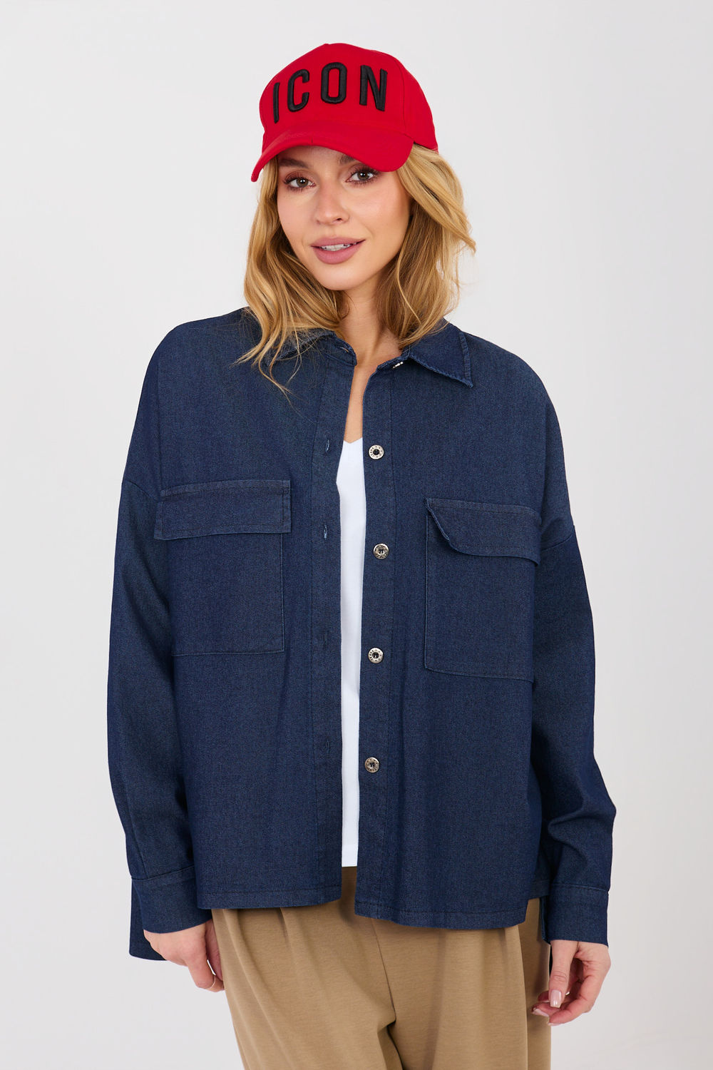 Adult Product 18+ - Long sleeve shirt model 224205 Italy Moda - Italy Moda - Shirts for Women - KS Store