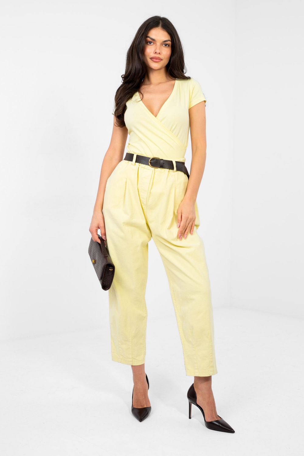 Adult Product 18+ - corduroy trousers model 224382 Italy Moda - Italy Moda - Pants, Trousers, Shorts - KS Store