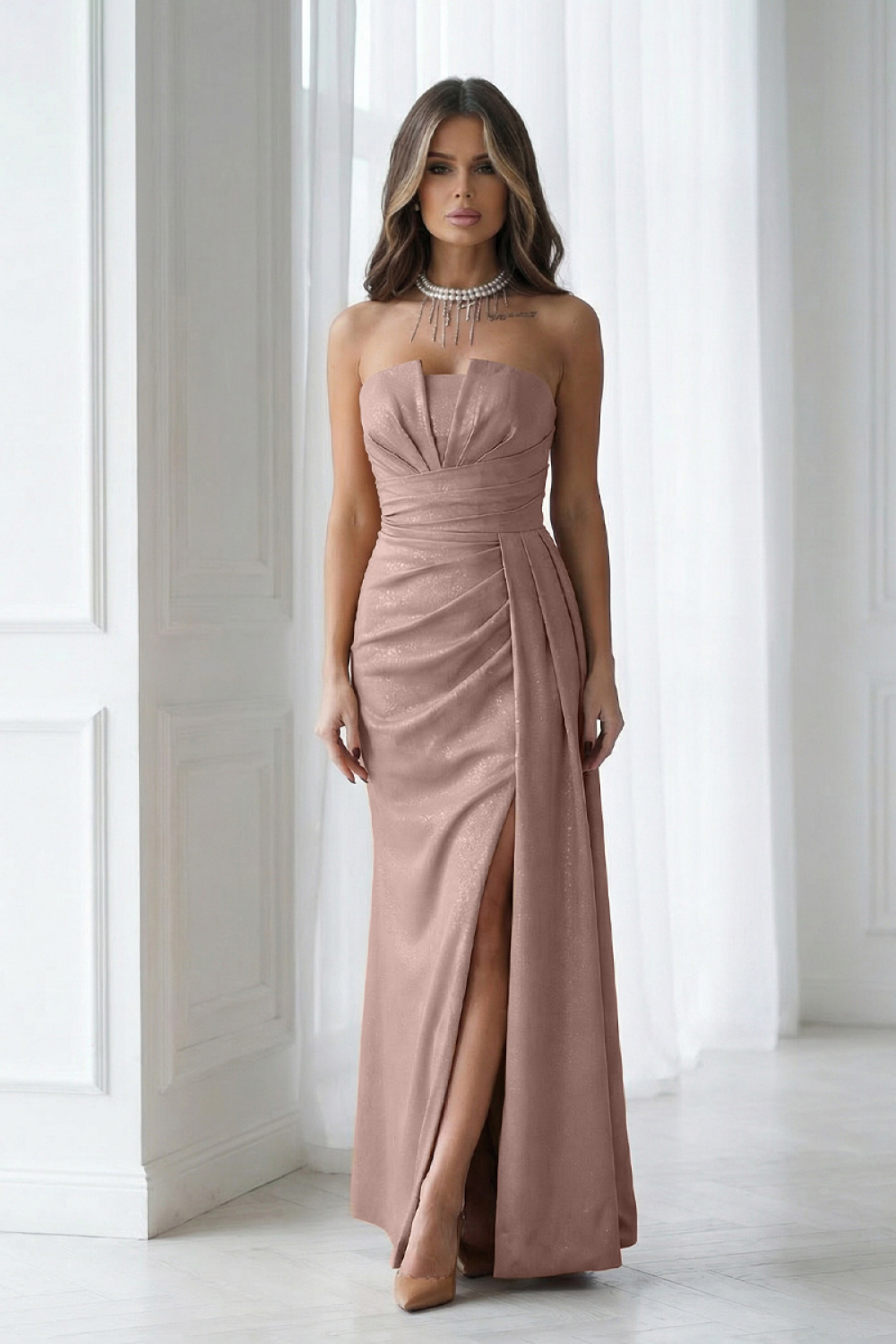 Adult Product 18+ - Long dress model 224635 Bicotone - Bicotone - Evening Dresses - KS Store