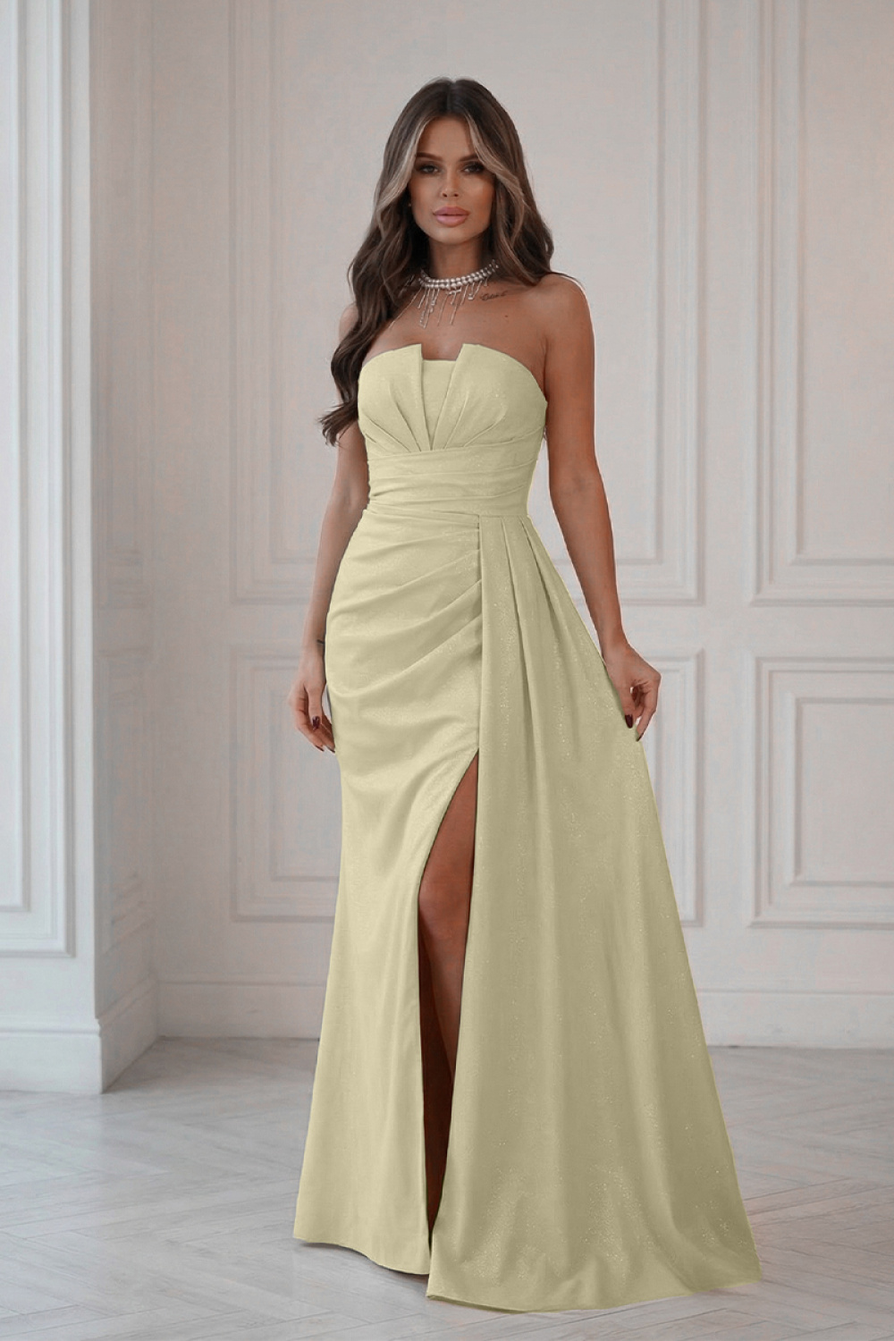 Adult Product 18+ - Long dress model 224636 Bicotone - Bicotone - Evening Dresses - KS Store