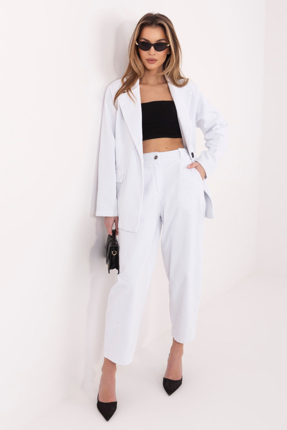 Adult Product 18+ - corduroy trousers model 224997 Rue Paris - Rue Paris - Pants, Trousers, Shorts - KS Store