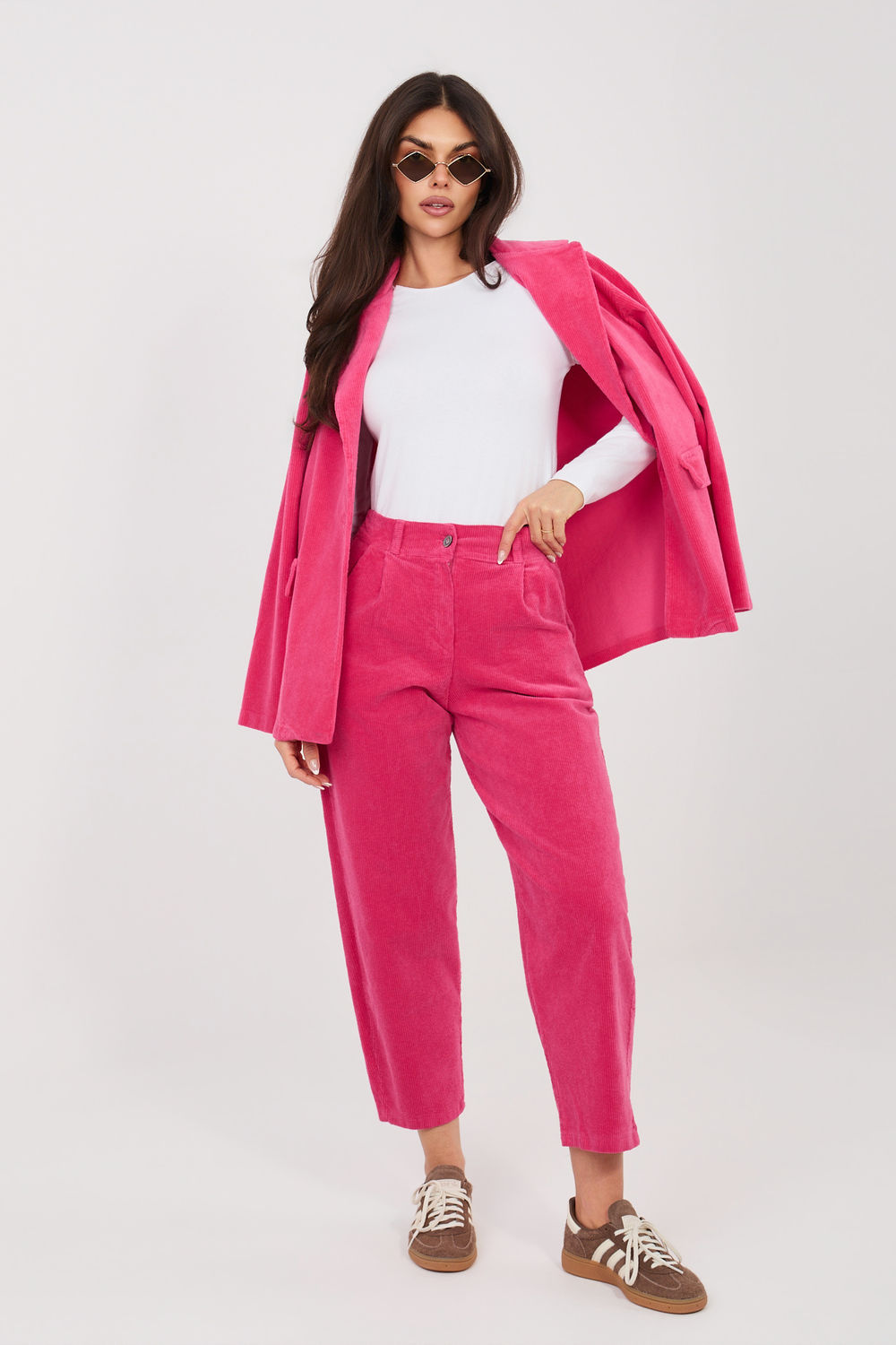 Adult Product 18+ - corduroy trousers model 225087 Rue Paris - Rue Paris - Pants, Trousers, Shorts - KS Store