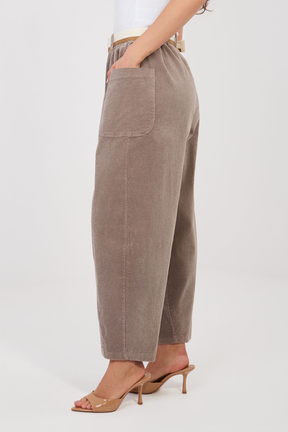 Adult Product 18+ - corduroy trousers model 225097 Rue Paris - Rue Paris - Pants, Trousers, Shorts - KS Store