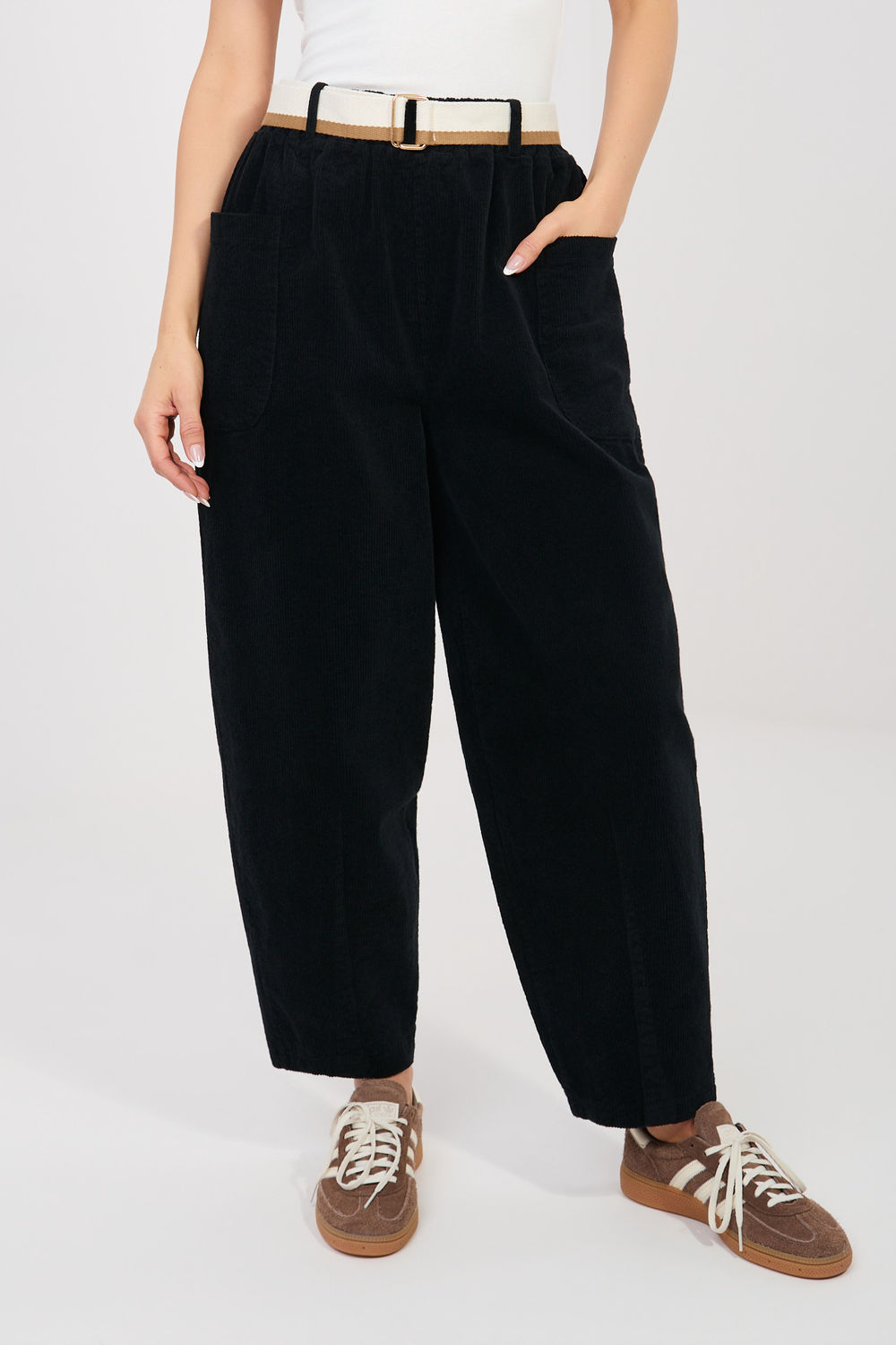Adult Product 18+ - corduroy trousers model 225098 Rue Paris - Rue Paris - Pants, Trousers, Shorts - KS Store