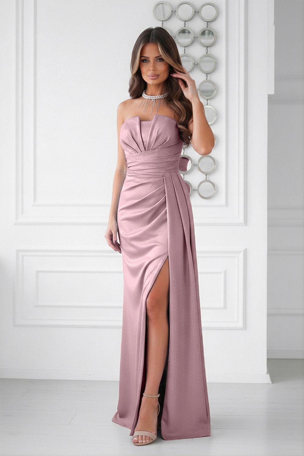 Adult Product 18+ - Long dress model 225365 Bicotone - Bicotone - Evening Dresses - KS Store