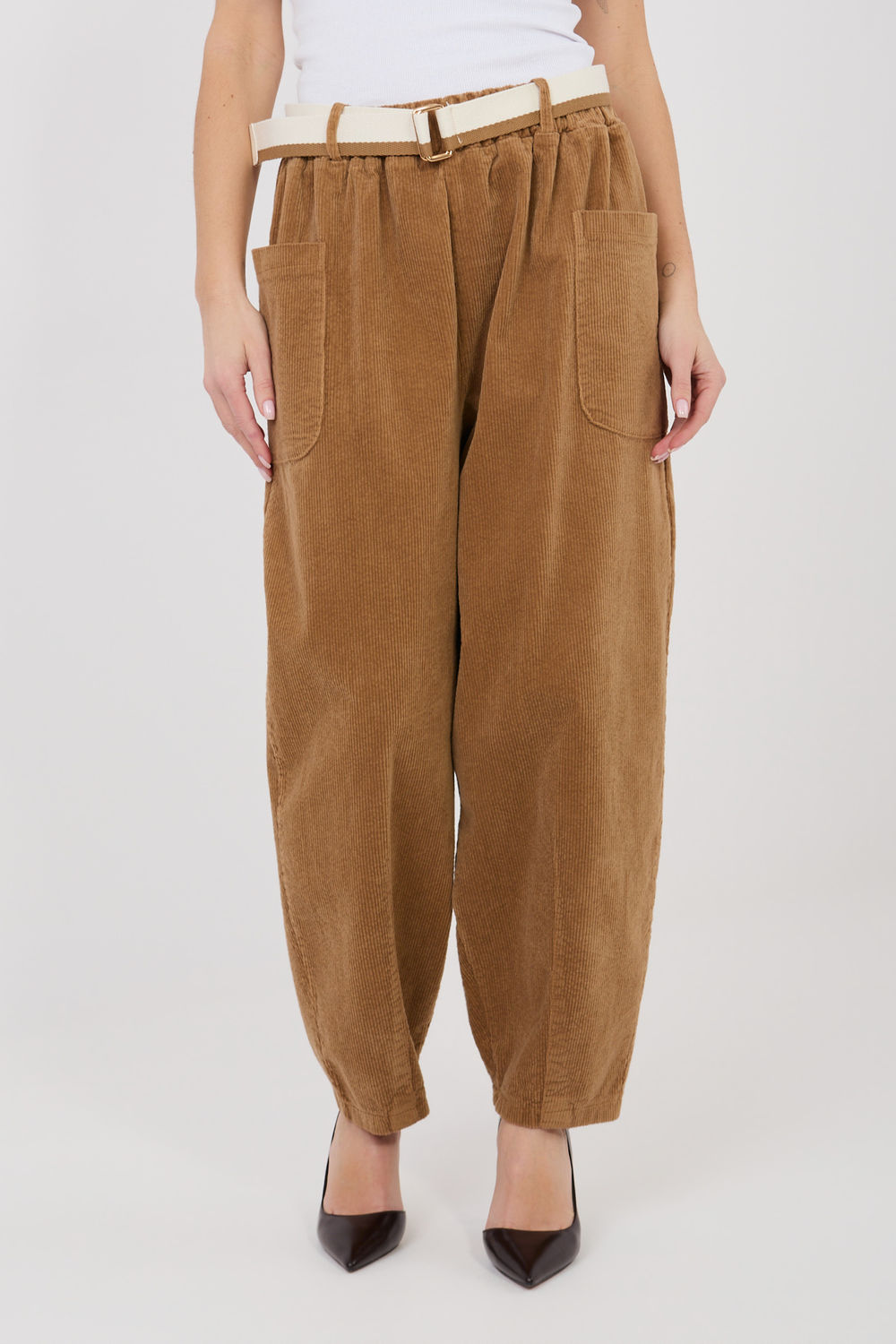 Adult Product 18+ - corduroy trousers model 225424 Rue Paris - Rue Paris - Pants, Trousers, Shorts - KS Store