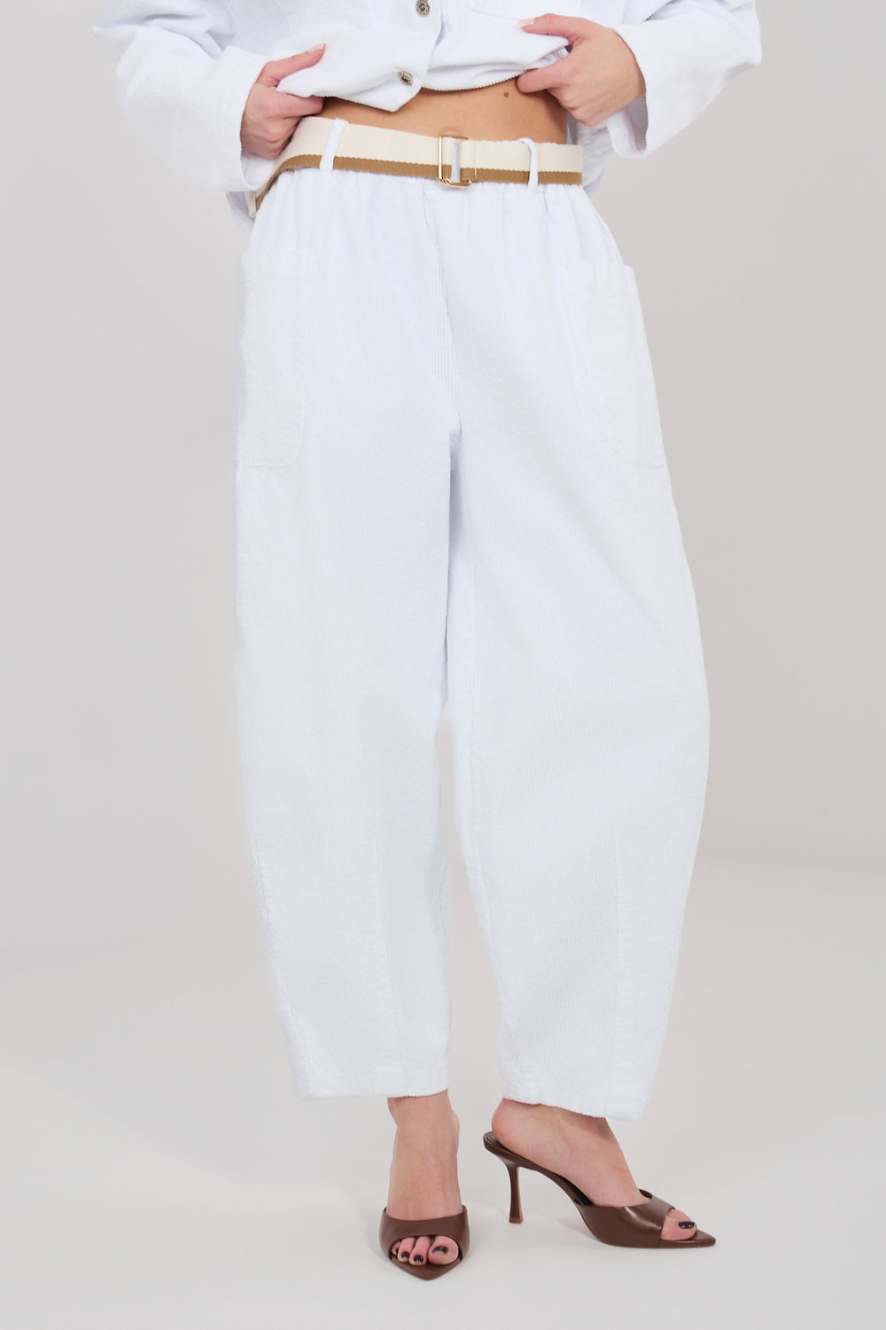 Adult Product 18+ - corduroy trousers model 225425 Rue Paris - Rue Paris - Pants, Trousers, Shorts - KS Store
