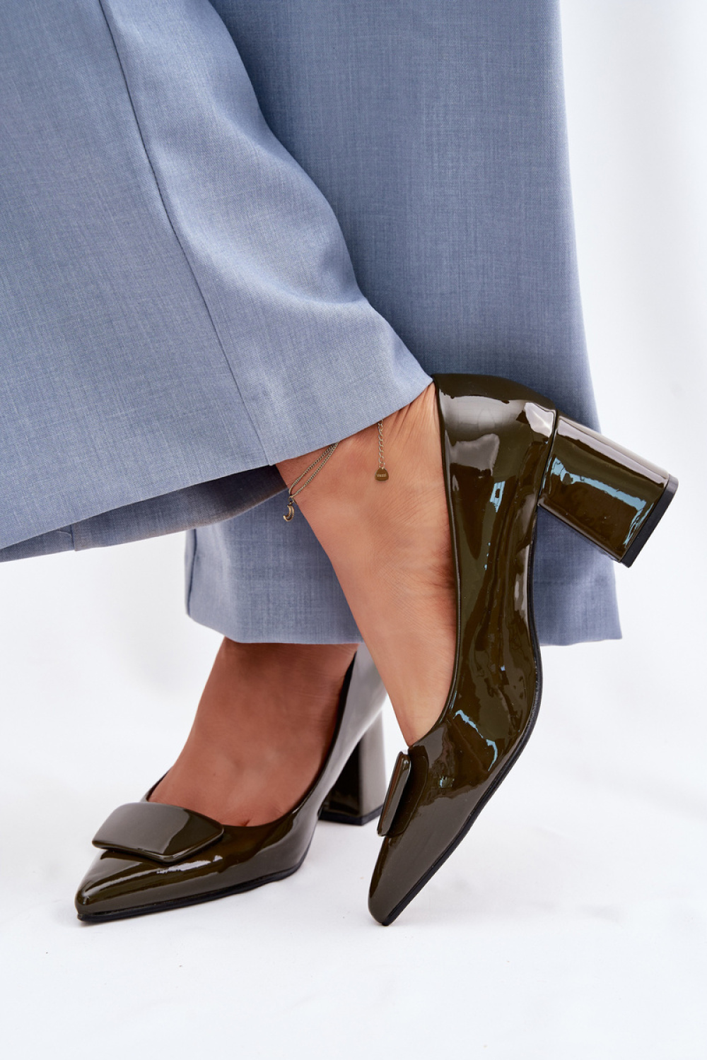 Adult Product 18+ - Block heel pumps model 225604 Step in style - Step in style - High Heel Pumps - KS Store