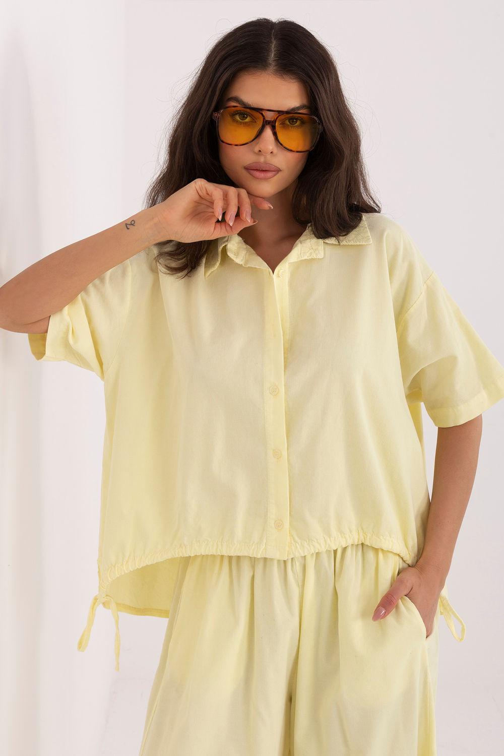 Adult Product 18+ - Short sleeve shirt model 226015 Italy Moda - Italy Moda - Shirts for Women - KS Store