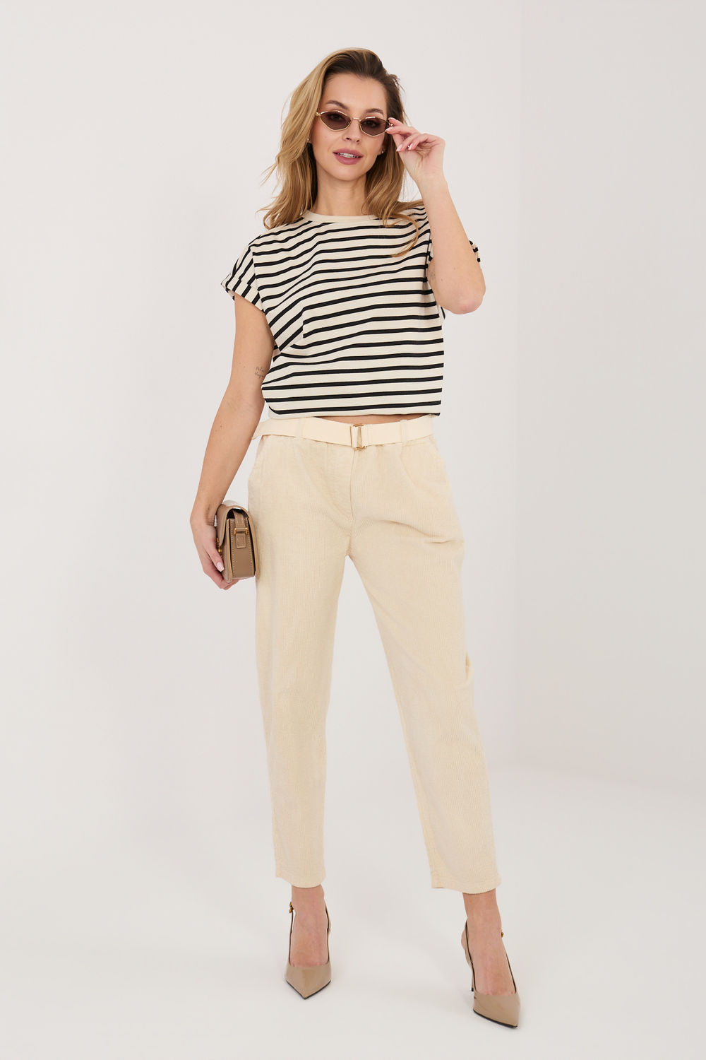 Adult Product 18+ - corduroy trousers model 226478 Italy Moda - Italy Moda - Pants, Trousers, Shorts - KS Store