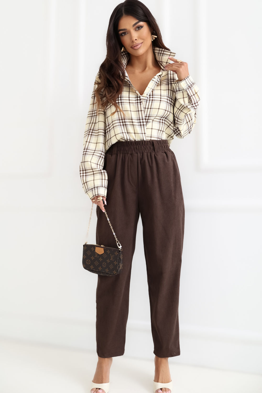 Adult Product 18+ - corduroy trousers model 226966 Rue Paris - Rue Paris - Pants, Trousers, Shorts - KS Store