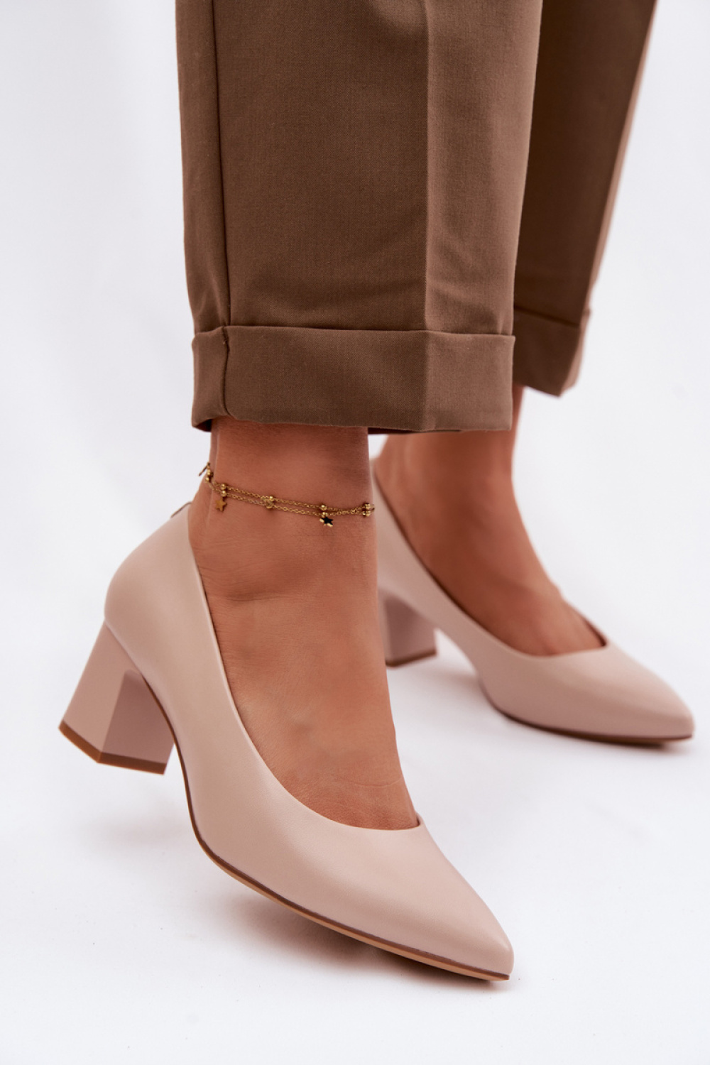 Adult Product 18+ - Block heel pumps model 227160 Step in style - Step in style - High Heel Pumps - KS Store