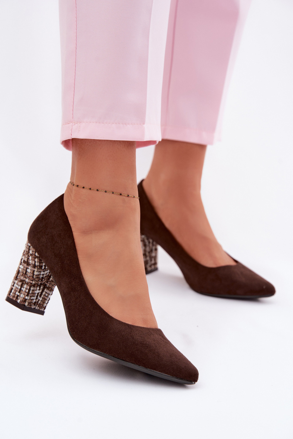 Adult Product 18+ - Block heel pumps model 227176 Step in style - Step in style - High Heel Pumps - KS Store