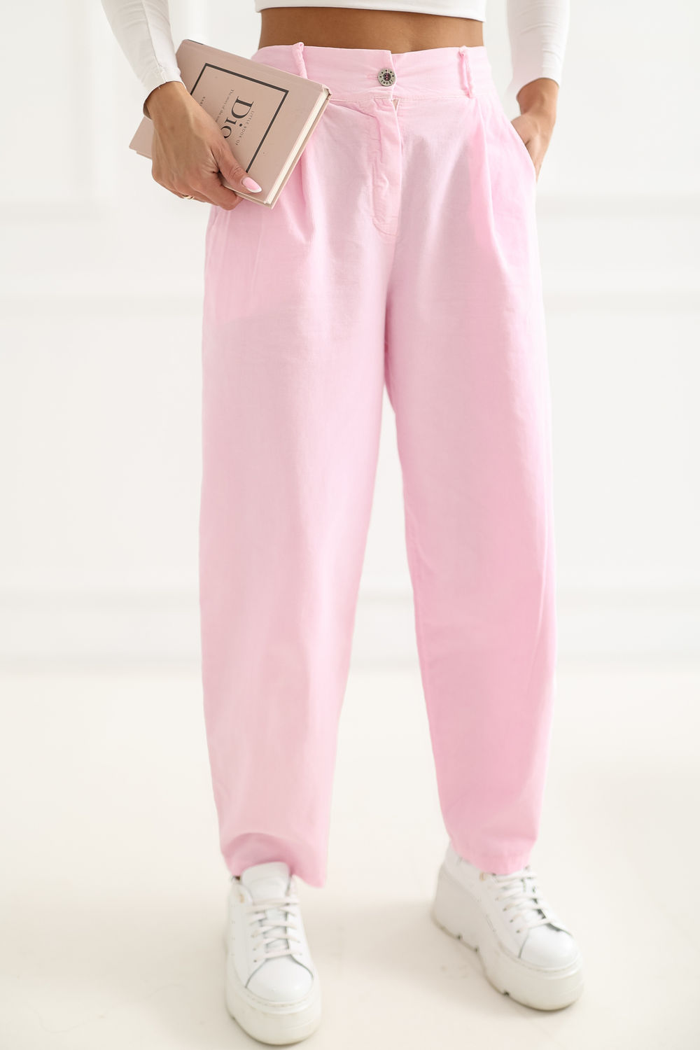 Adult Product 18+ - corduroy trousers model 228360 Rue Paris - Rue Paris - Pants, Trousers, Shorts - KS Store