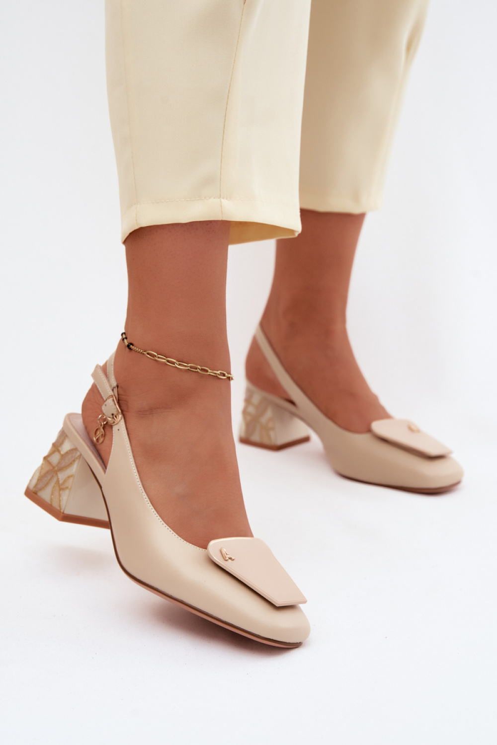 Adult Product 18+ - Block heel pumps model 228407 Step in style - Step in style - High Heel Pumps - KS Store