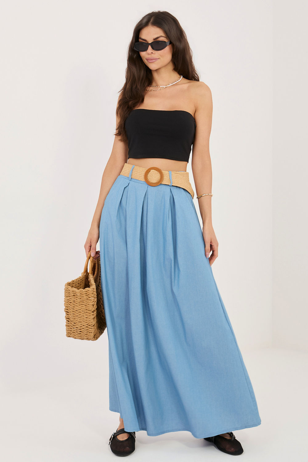 Adult Product 18+ - Long skirt model 230166 Italy Moda - Italy Moda - Skirts - KS Store