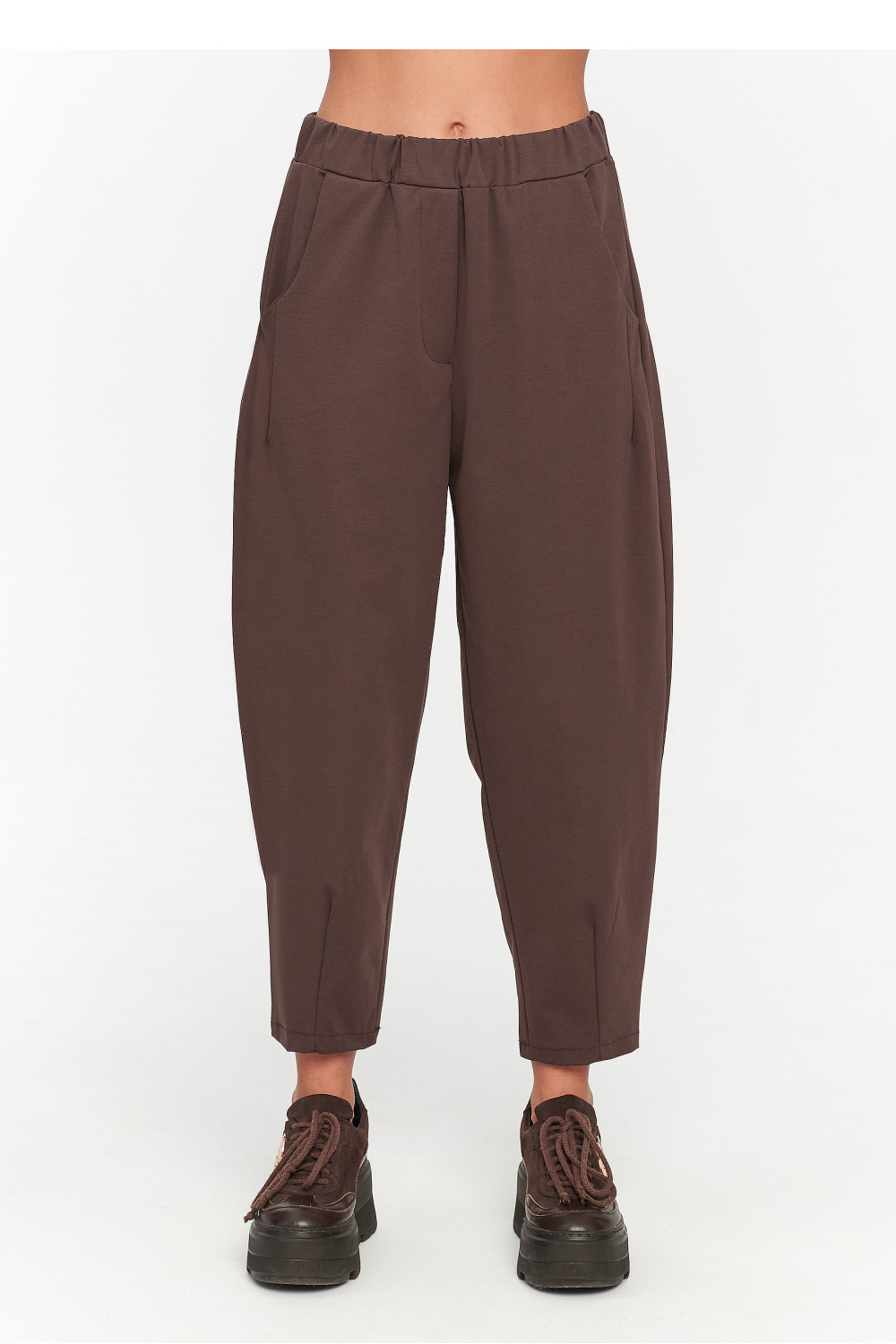 Adult Product 18+ - Women trousers model 230860 Makadamia - Makadamia - Pants, Trousers, Shorts - KS Store
